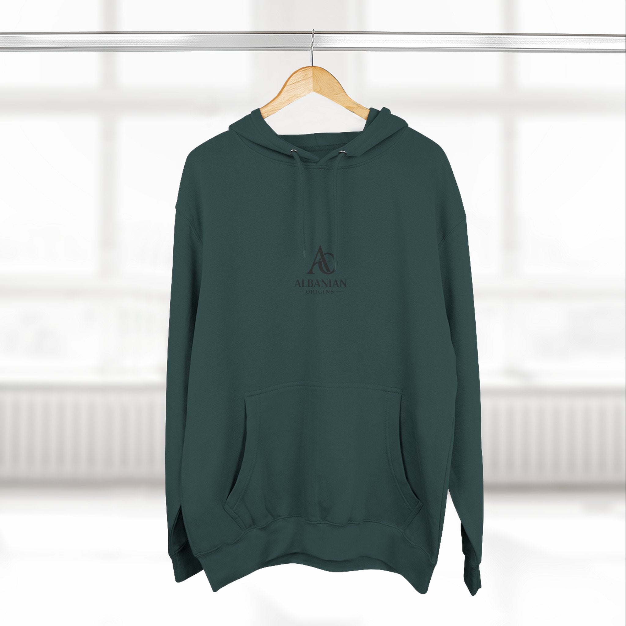 Albanian Origins - Three-Panel Fleece Hoodie