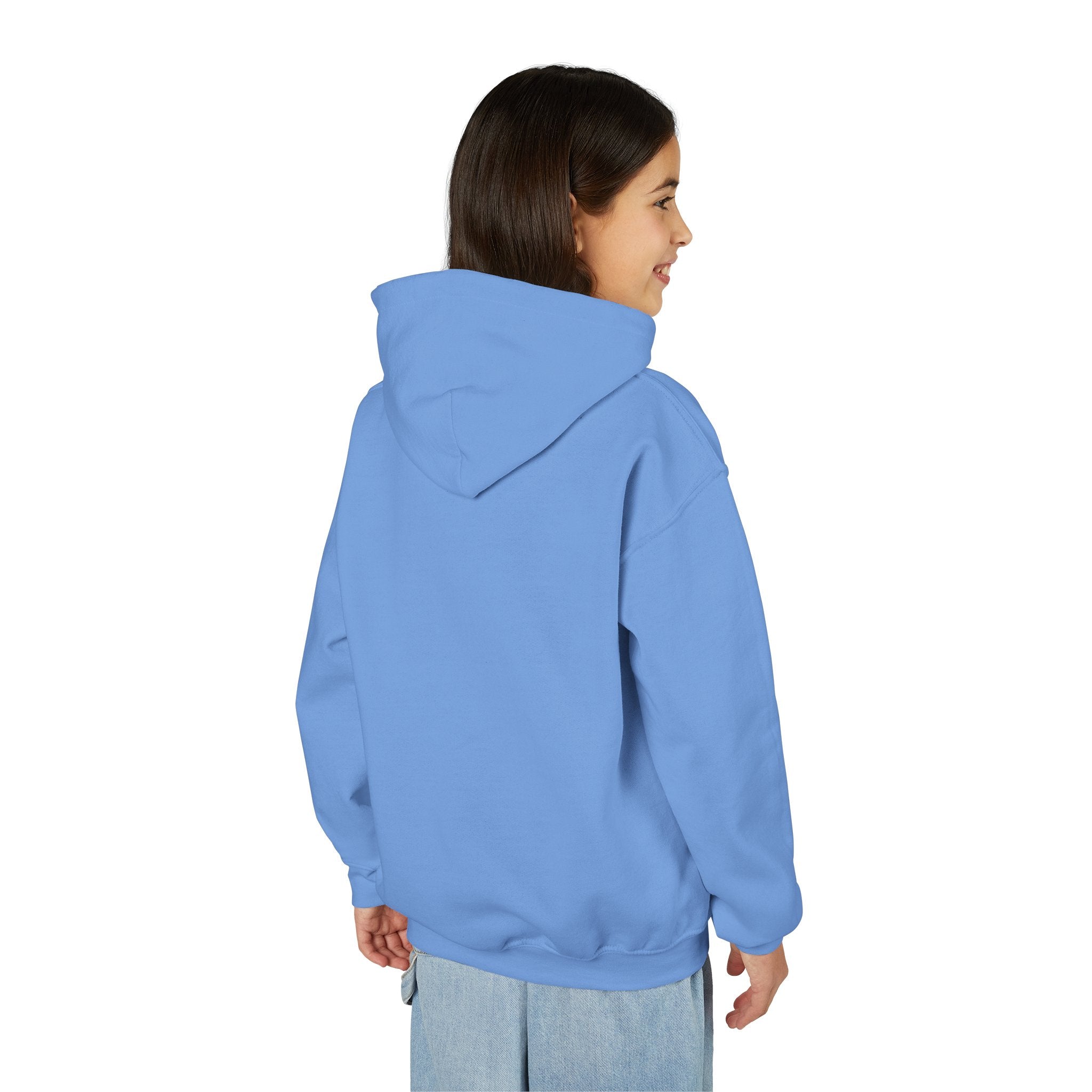 Youth Heavy Blend Hooded Sweatshirt - Albanian Origins Eagle