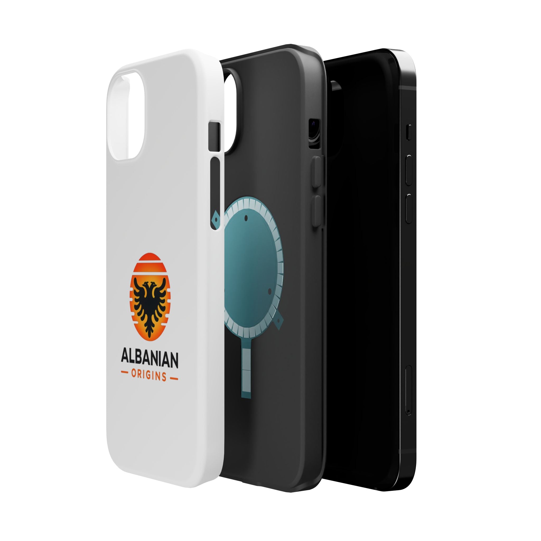 Magnetic Impact-Resistant Cases - Albanian Origins Sun Logo