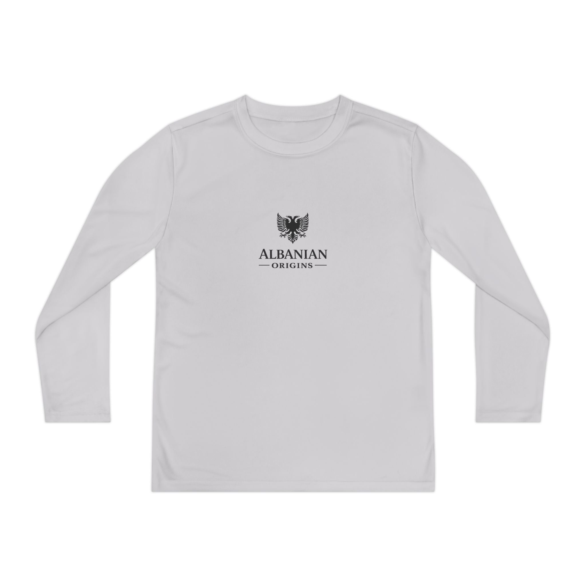Youth Long Sleeve Competitor Tee - Albanian Origins Eagle