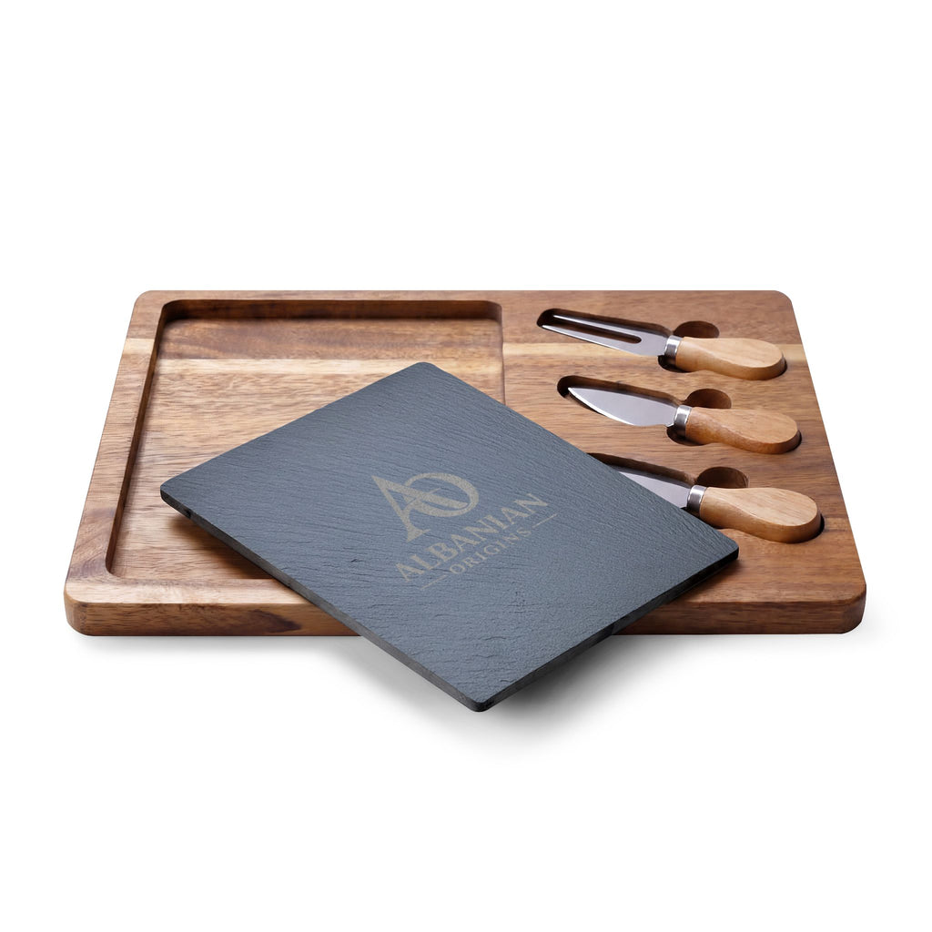 Charcuterie Board (Engraving) - Albanian Origins Logo