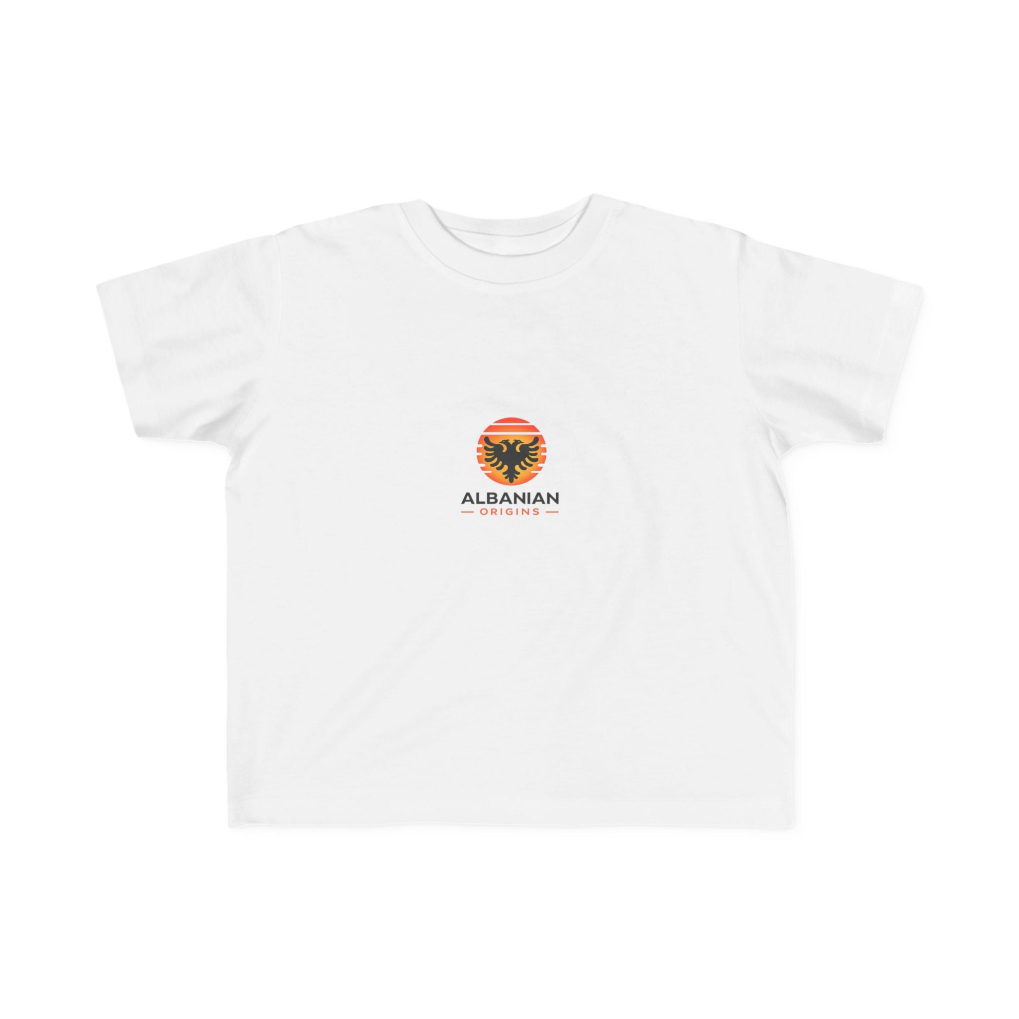 Toddler's Fine Jersey Tee - Albanian Origins Sun Logo