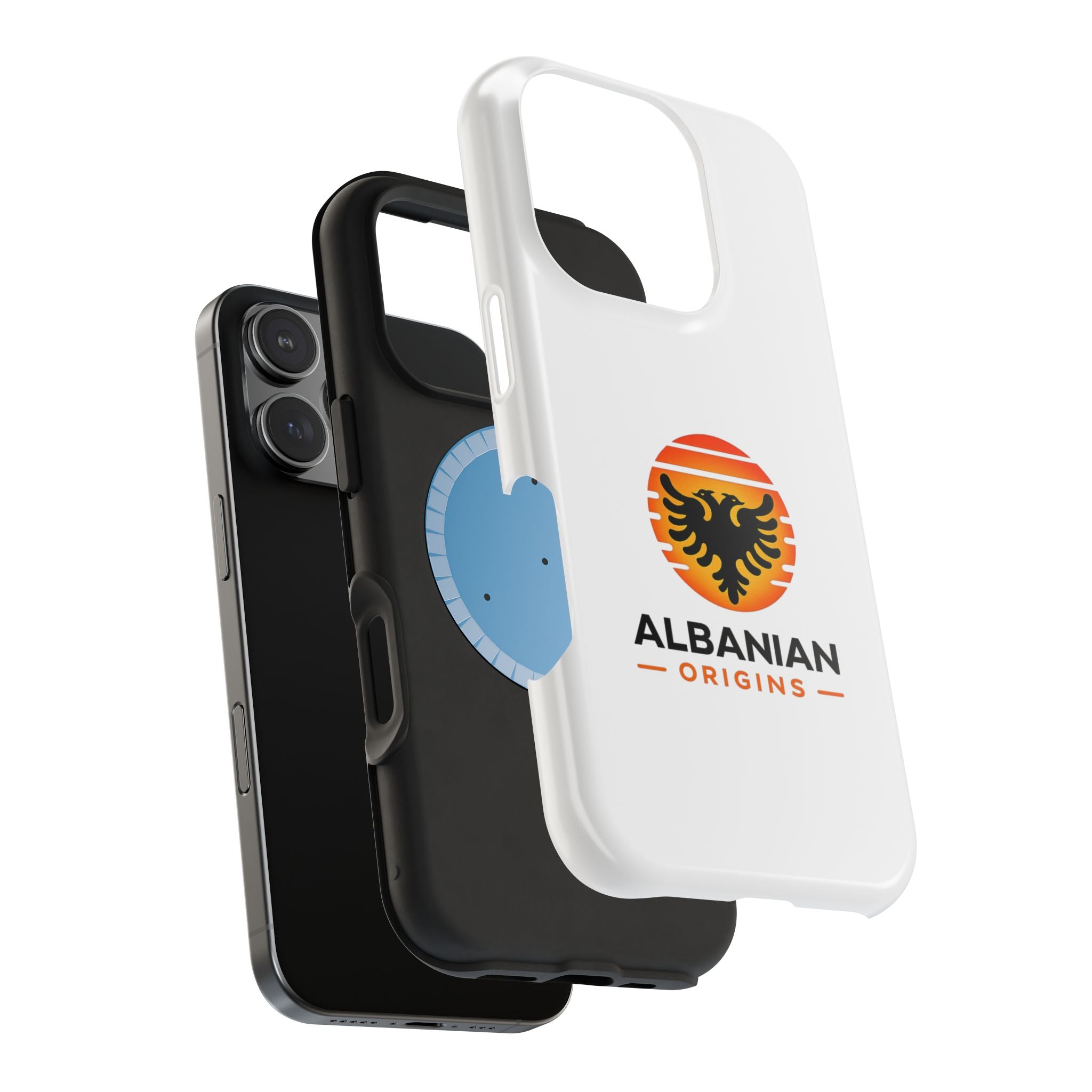 Magnetic Impact-Resistant Cases - Albanian Origins Sun Logo