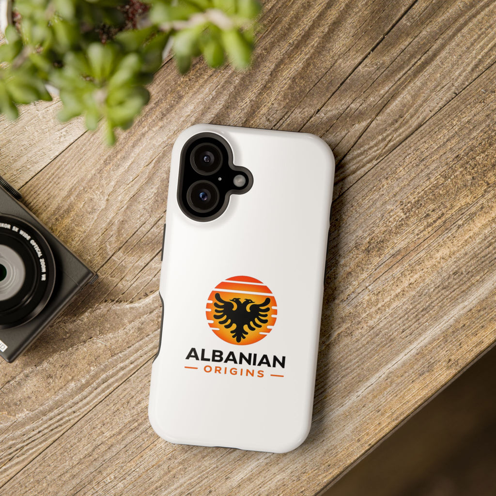 Magnetic Impact-Resistant Cases - Albanian Origins Sun Logo