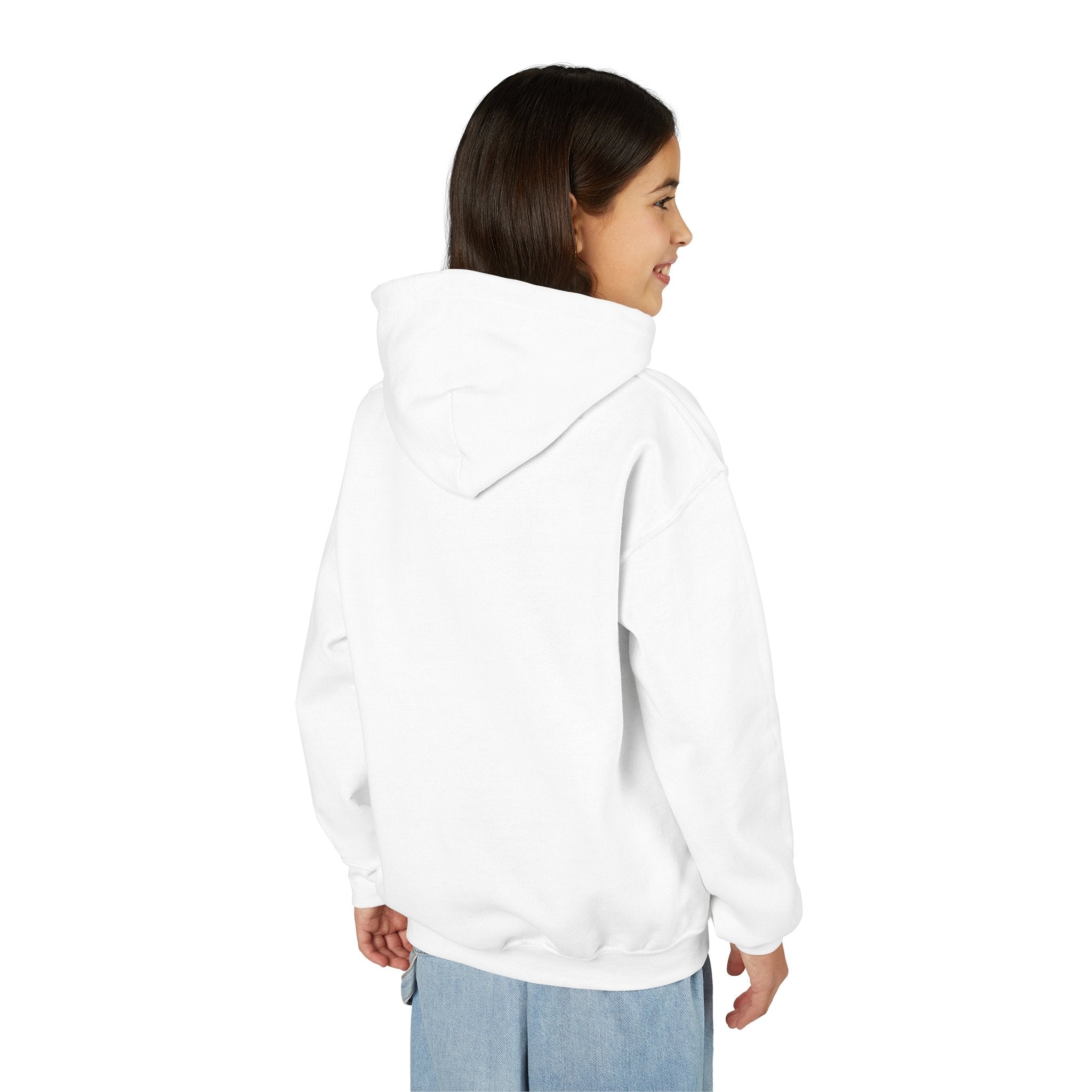 Youth Heavy Blend Hooded Sweatshirt - Albanian Origins Eagle