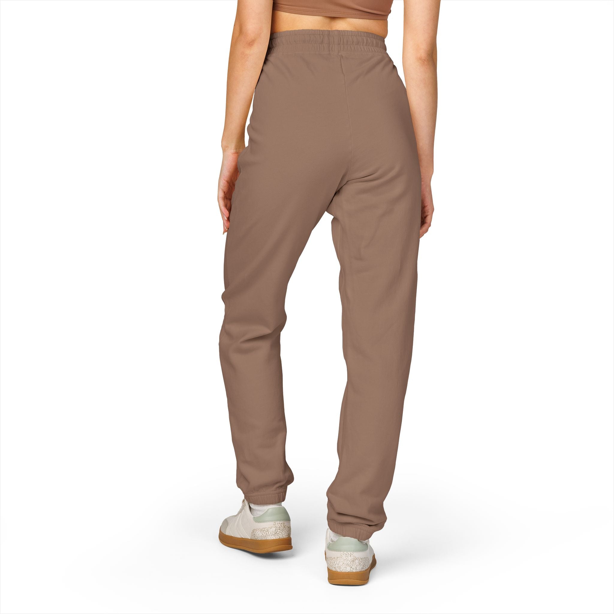 Unisex Garment-Dyed Fleece Sweatpants - Albanian Origins Eagle Design