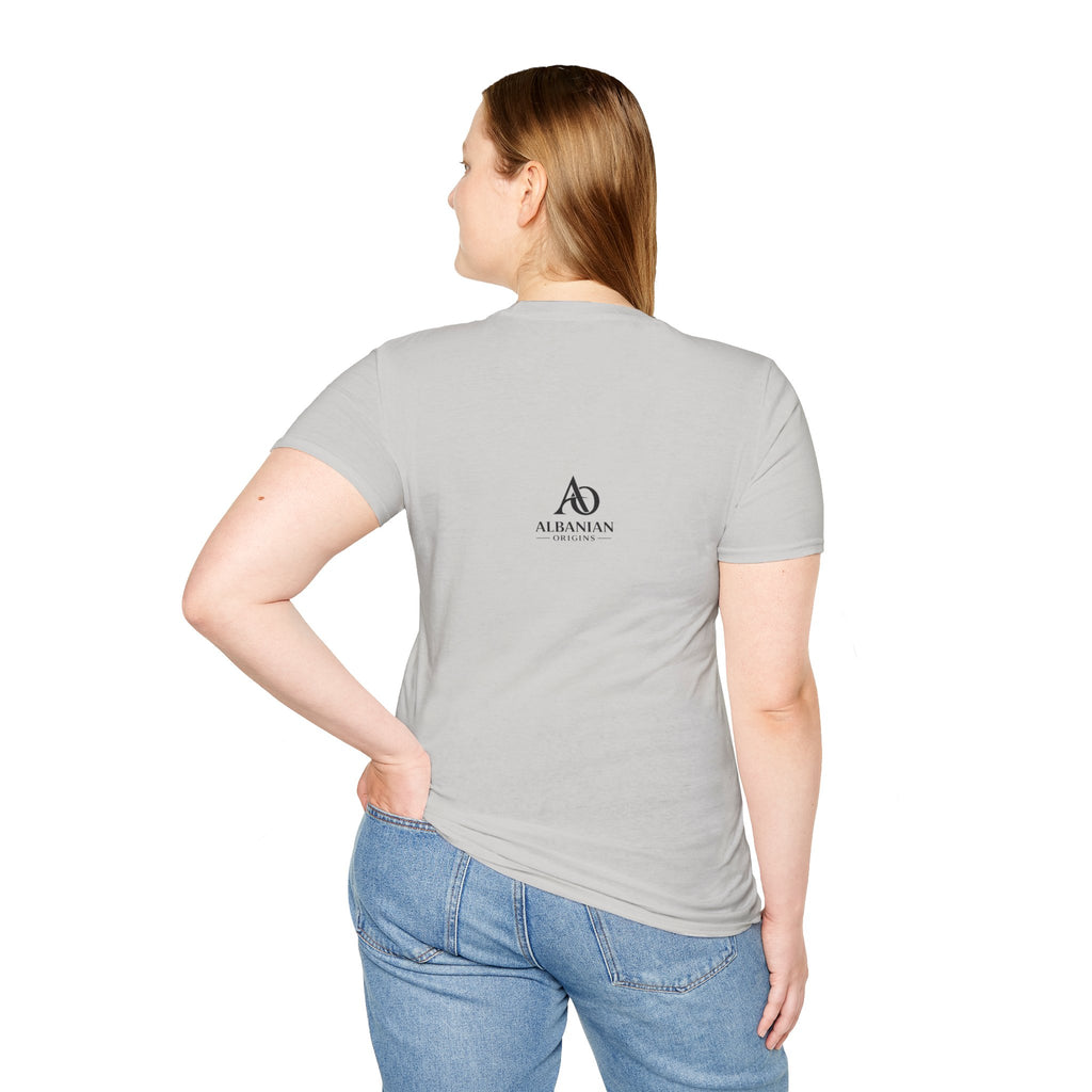 Unisex Softstyle T-Shirt - Albanians Against Corruption - Albanian Origins