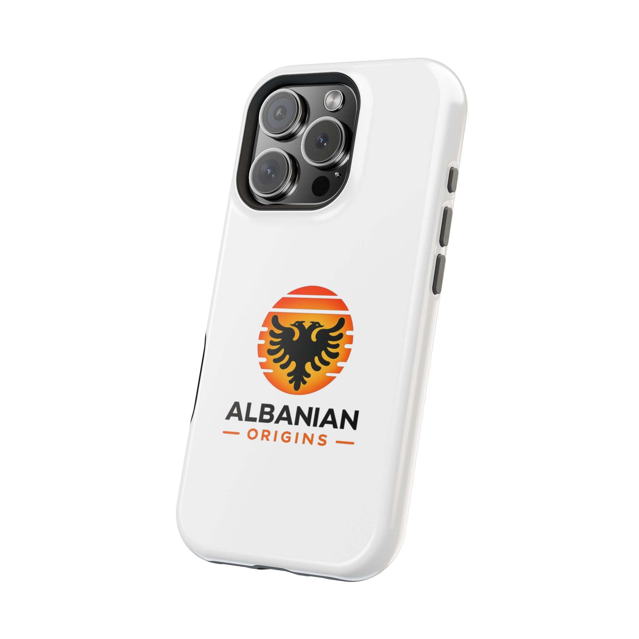 Magnetic Impact-Resistant Cases - Albanian Origins Sun Logo