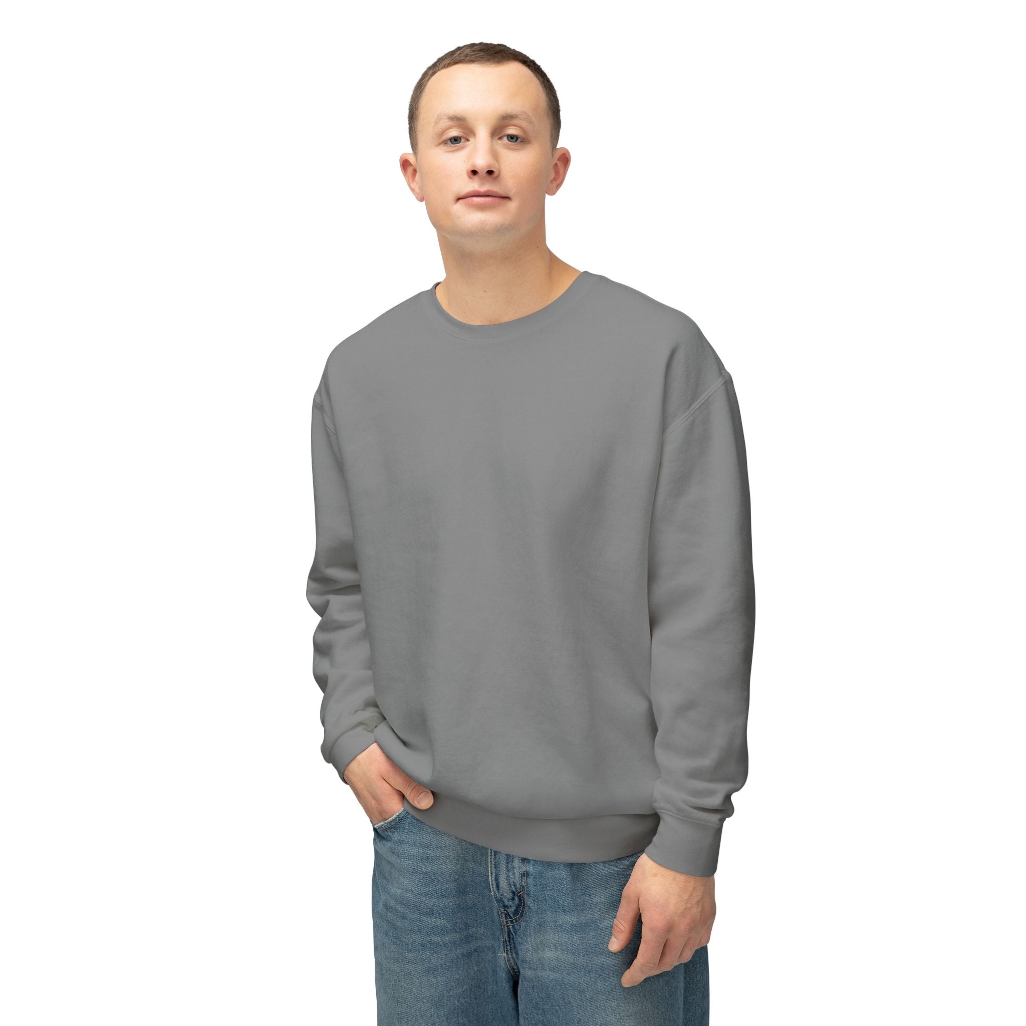 Unisex Lightweight Crewneck Sweatshirt - Albanian Origins