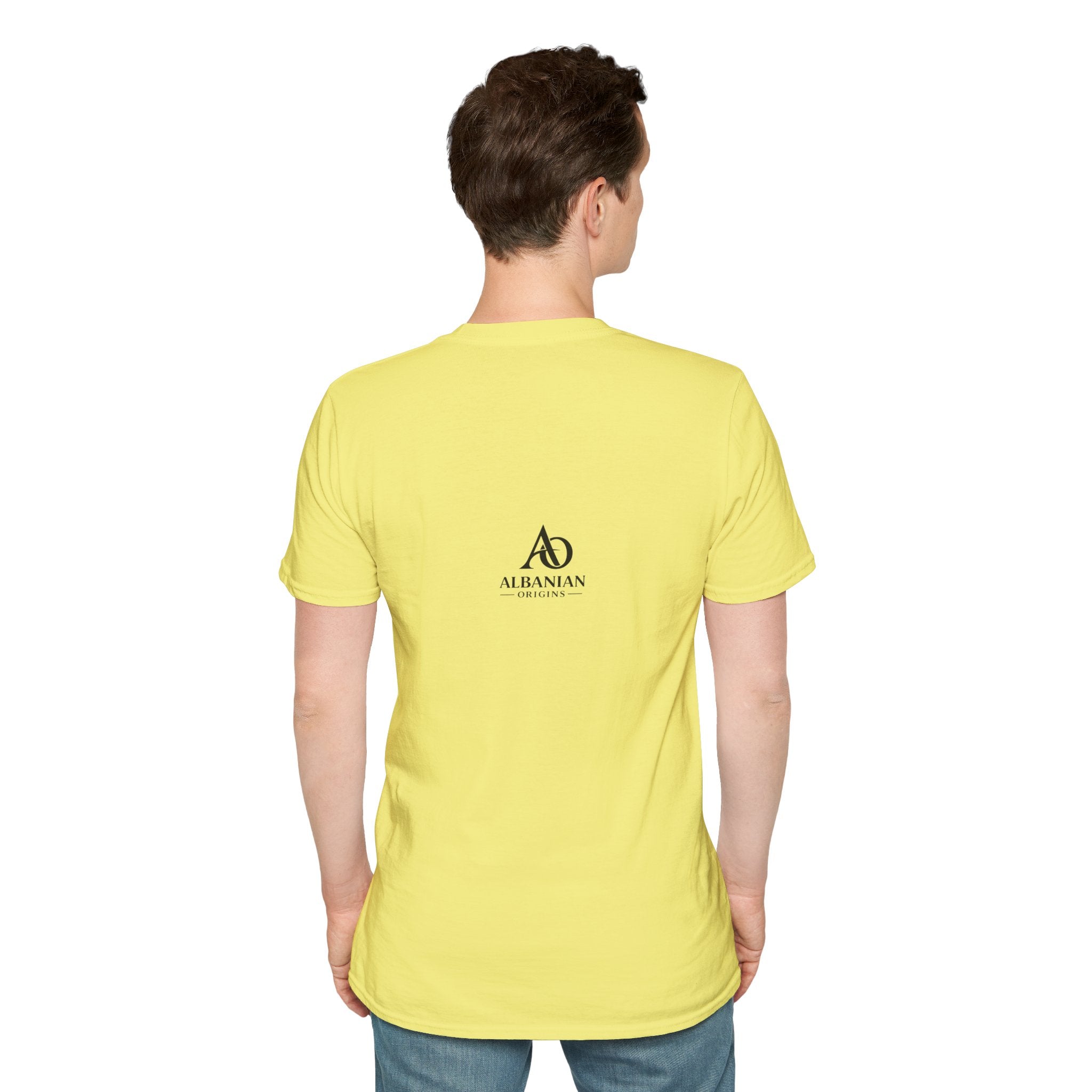 Unisex Softstyle T-Shirt - Albanians Against Corruption - Albanian Origins