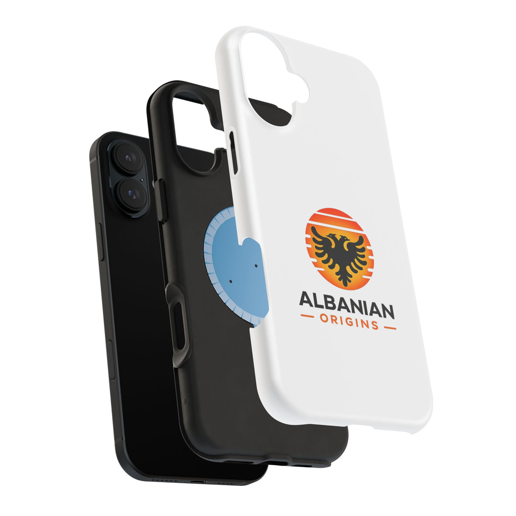 Magnetic Impact-Resistant Cases - Albanian Origins Sun Logo