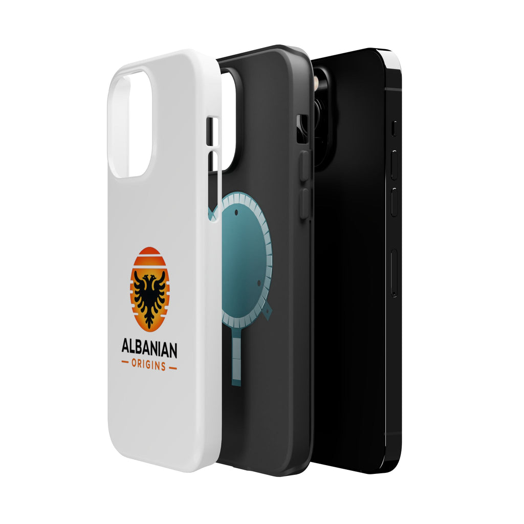 Magnetic Impact-Resistant Cases - Albanian Origins Sun Logo