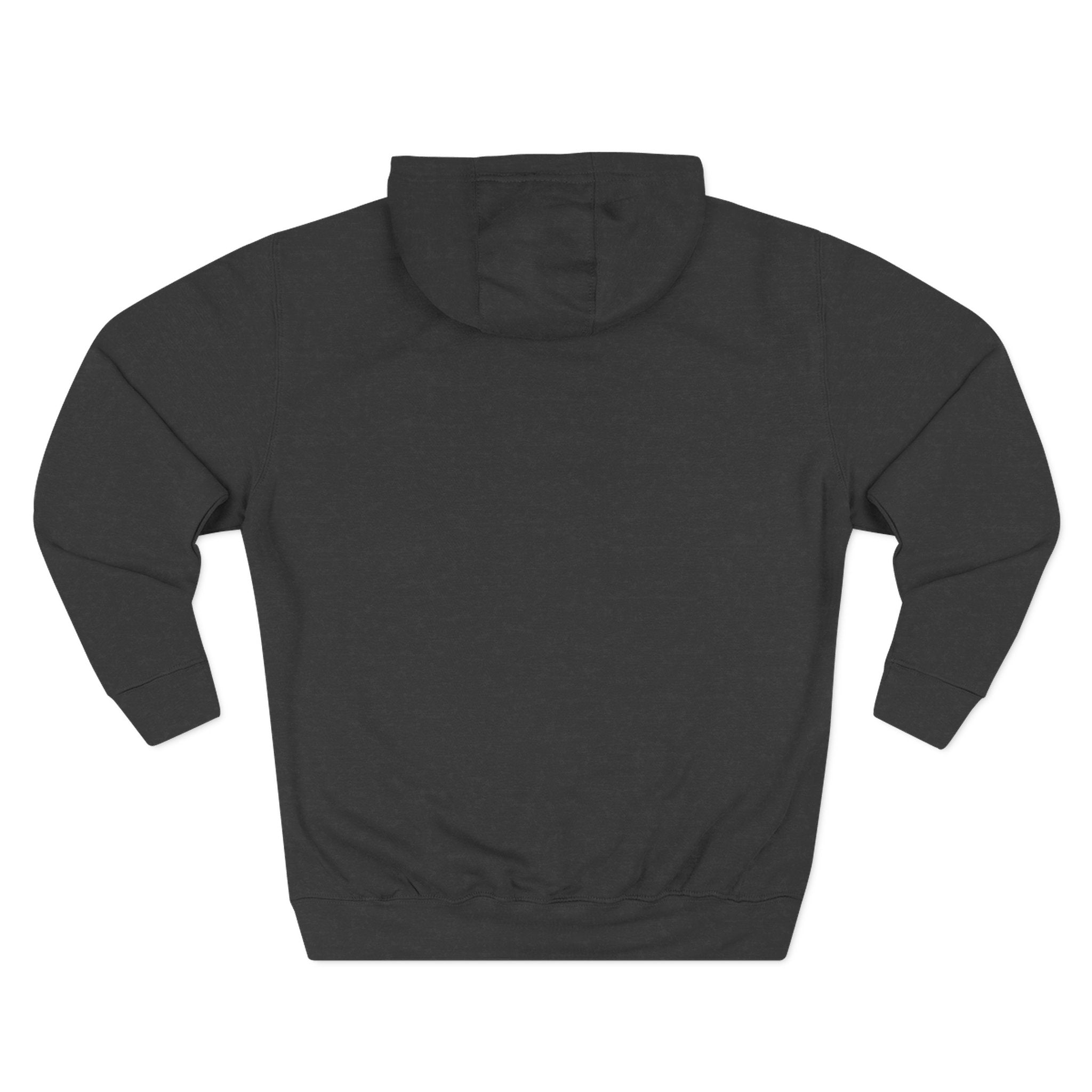 Three-Panel Fleece Hoodie - Albanian Origins Eagle