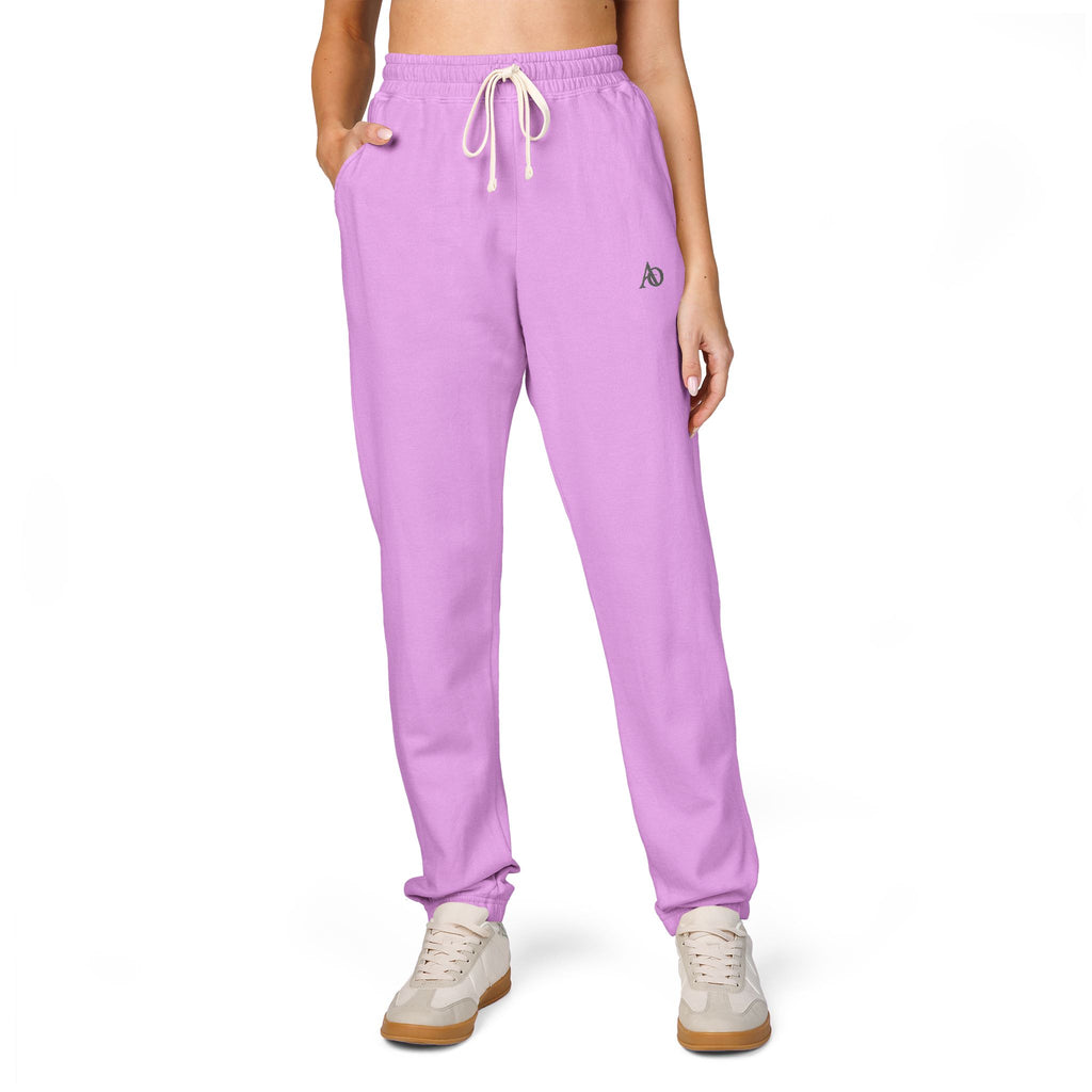 Unisex Garment-Dyed Fleece Sweatpants - Albanian Origins