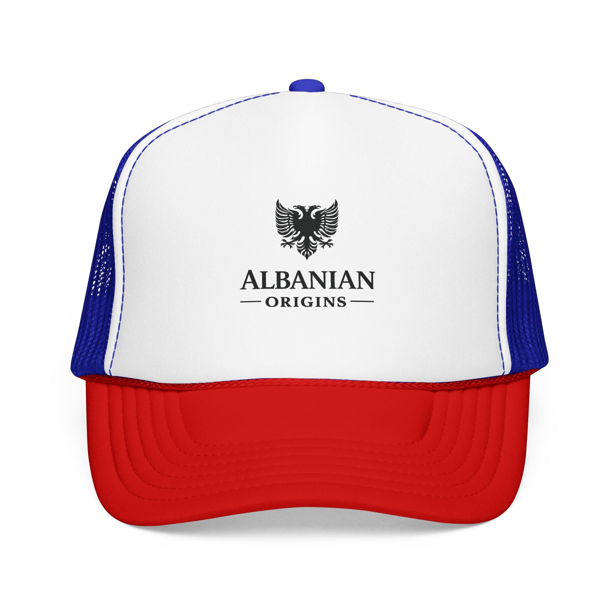 Foam Trucker Hat - Albanian Origins Eagle