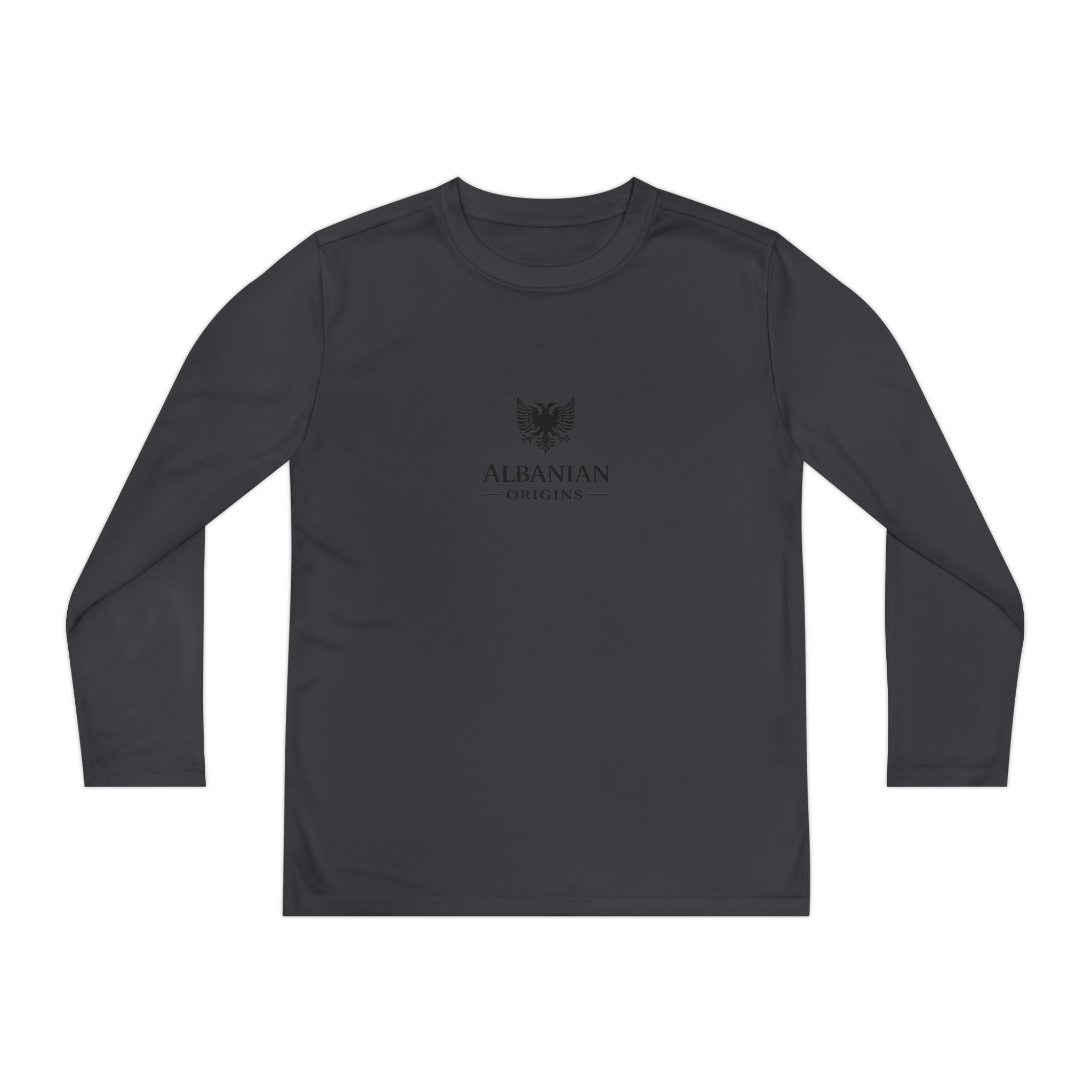 Youth Long Sleeve Competitor Tee - Albanian Origins Eagle
