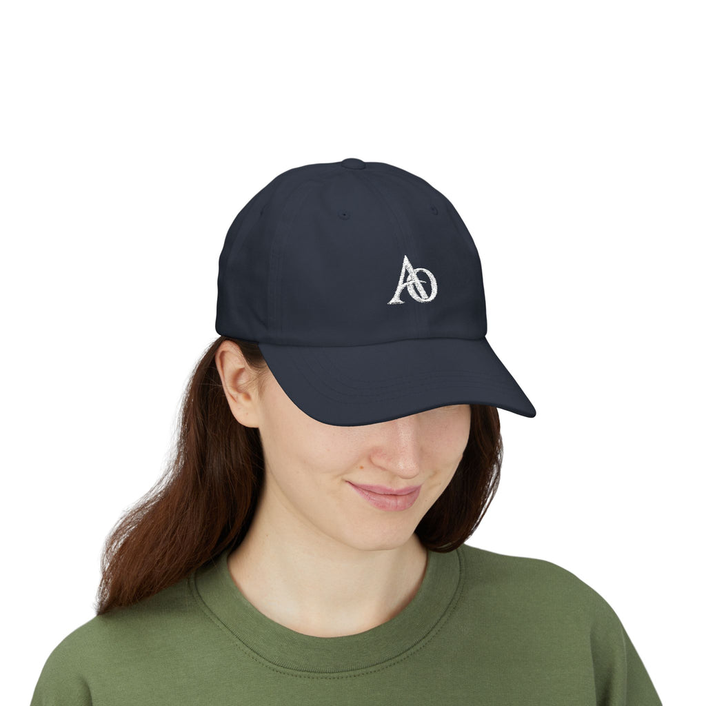 Classic Cap - AO White Logo (Embroidery) - Albanian Origins