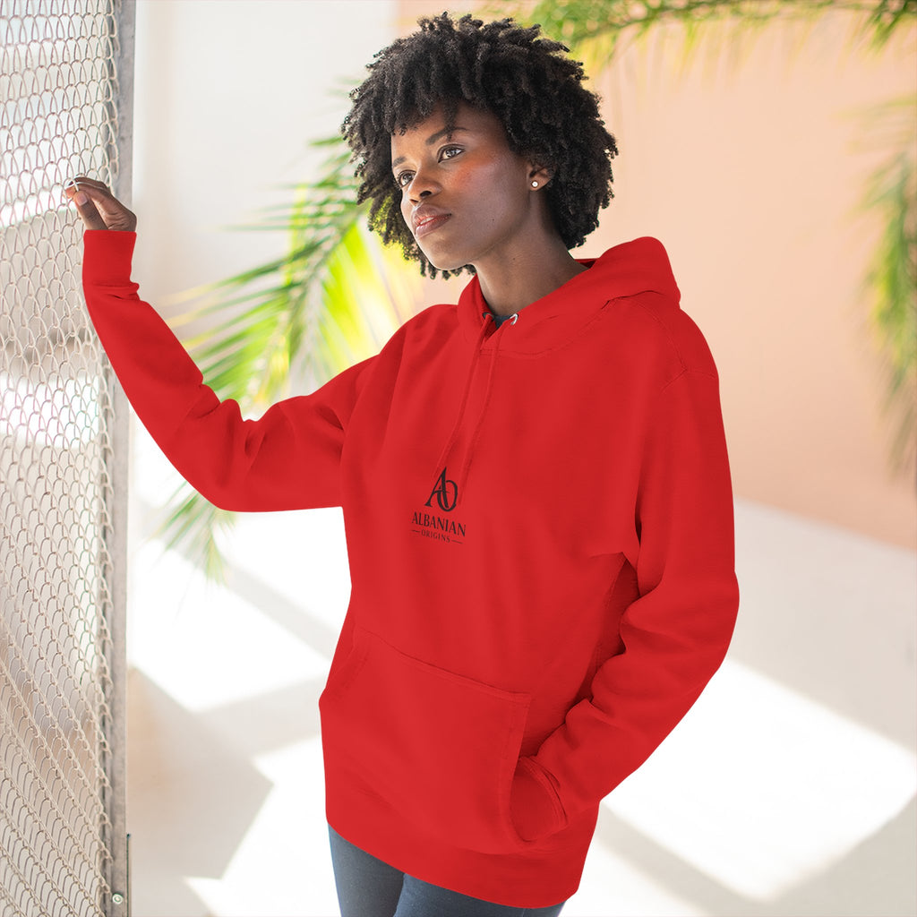 Albanian Origins - Three-Panel Fleece Hoodie