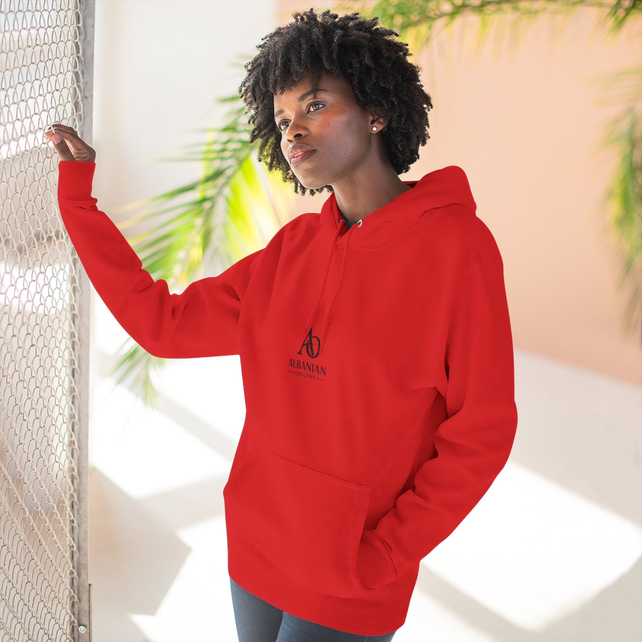 Albanian Origins - Three-Panel Fleece Hoodie
