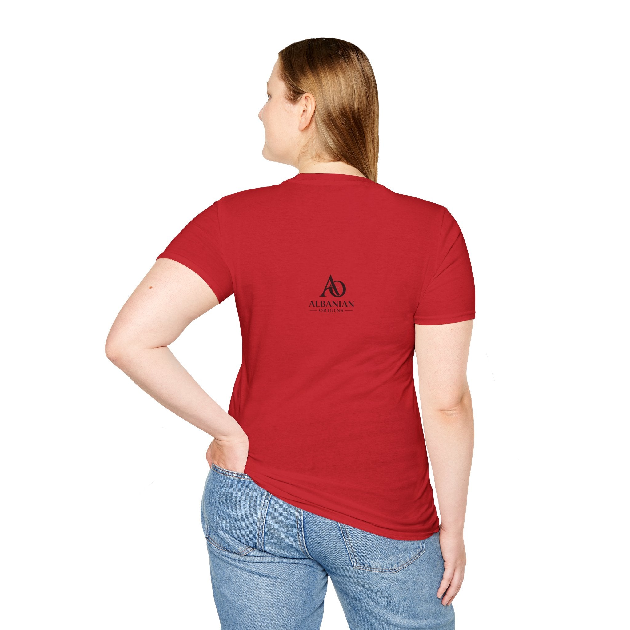 Unisex Softstyle T-Shirt - Motherland Calls - Albanian Origins