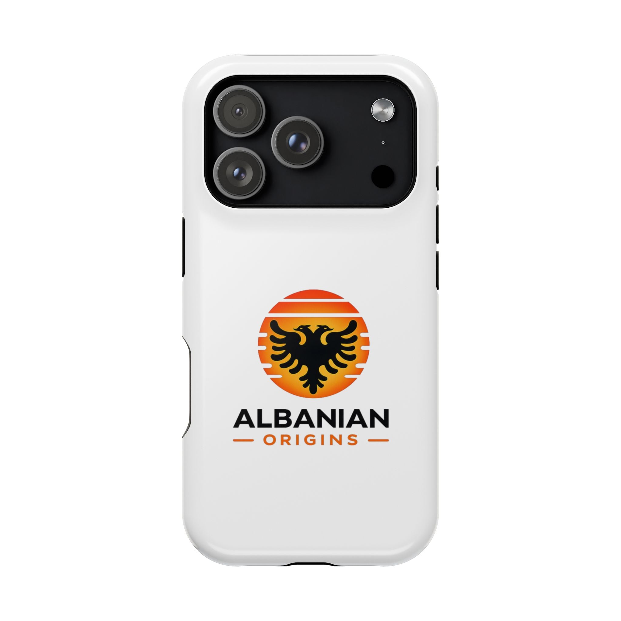 Magnetic Impact-Resistant Cases - Albanian Origins Sun Logo
