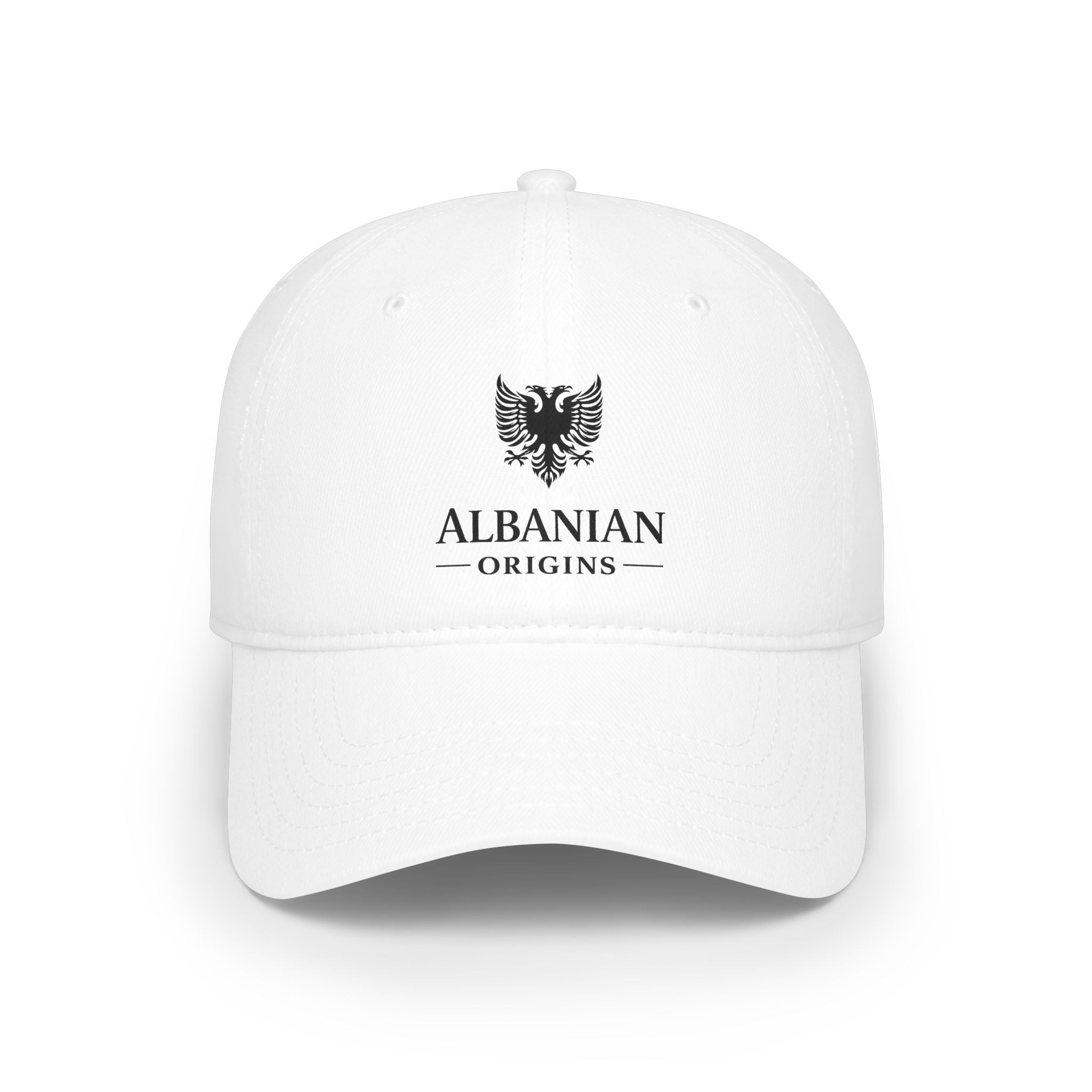 Low Profile Baseball Cap - Albanian Origins Eagle Design