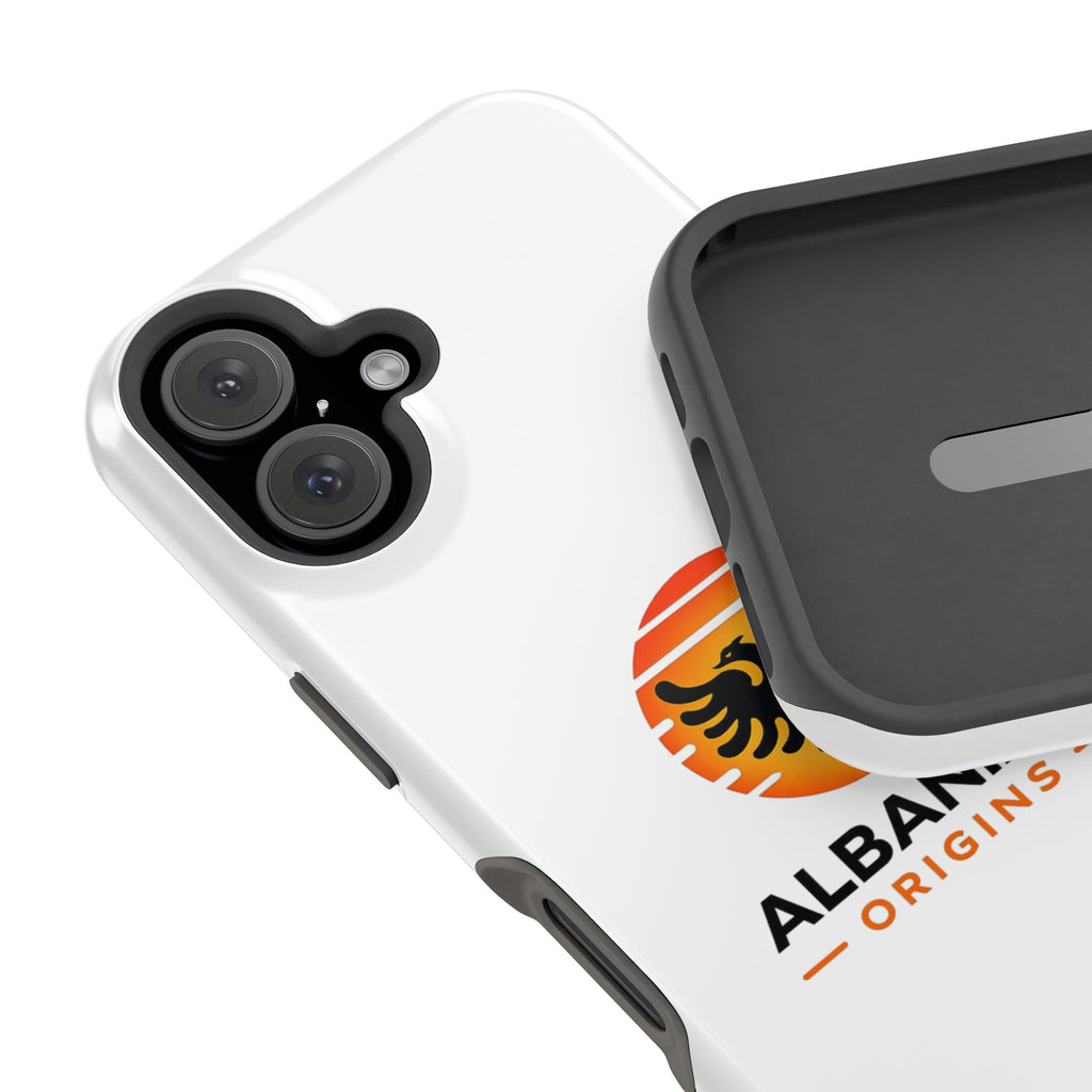 Magnetic Impact-Resistant Cases - Albanian Origins Sun Logo