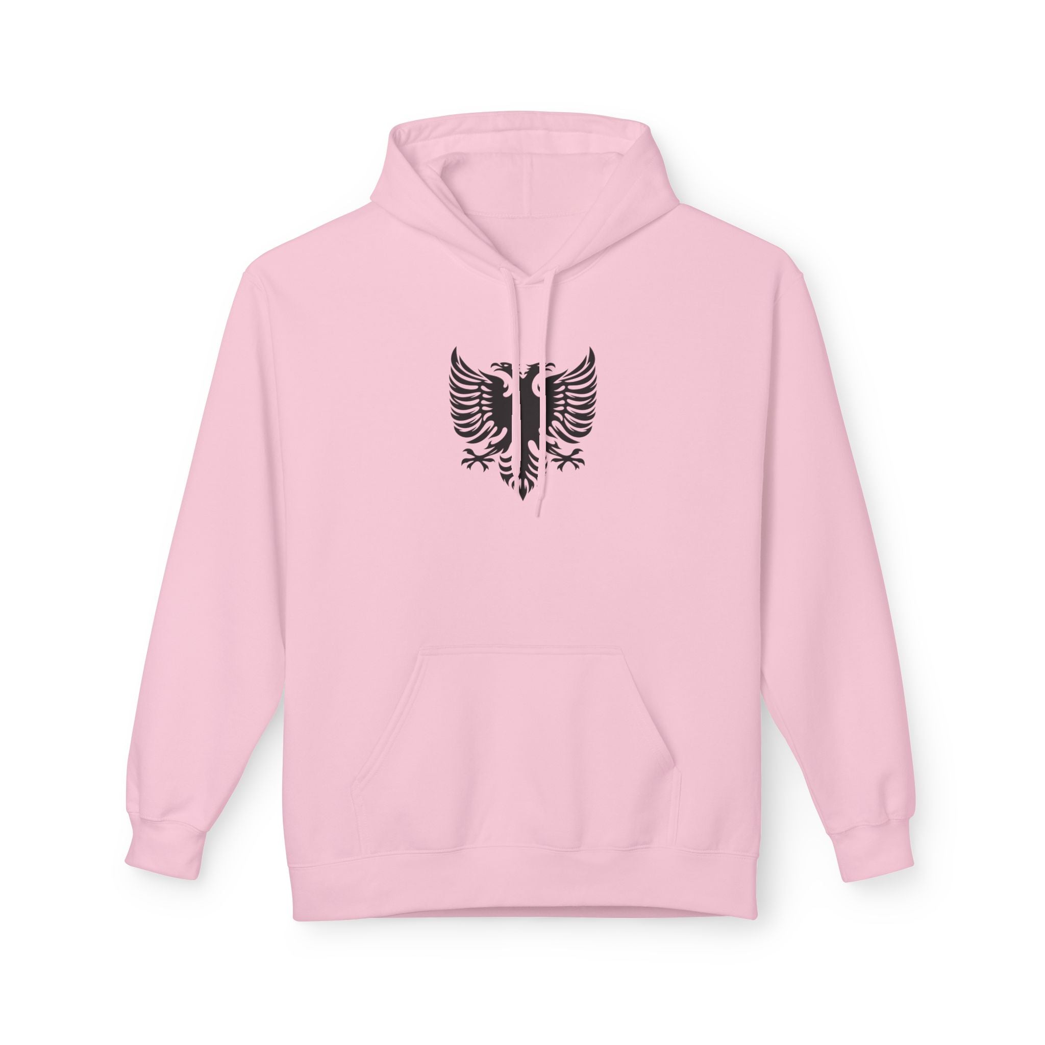 Unisex Midweight Softstyle Fleece Hoodie - Tribal Eagle  Design - Albanian Origins