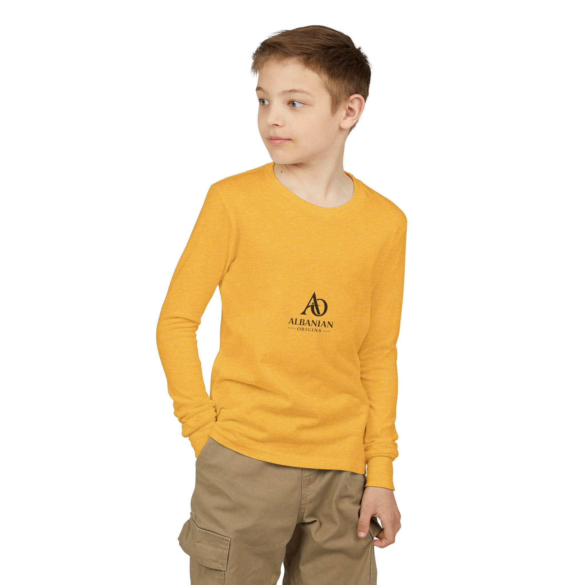 Youth Jersey Long Sleeve Tee - Albanian Origins