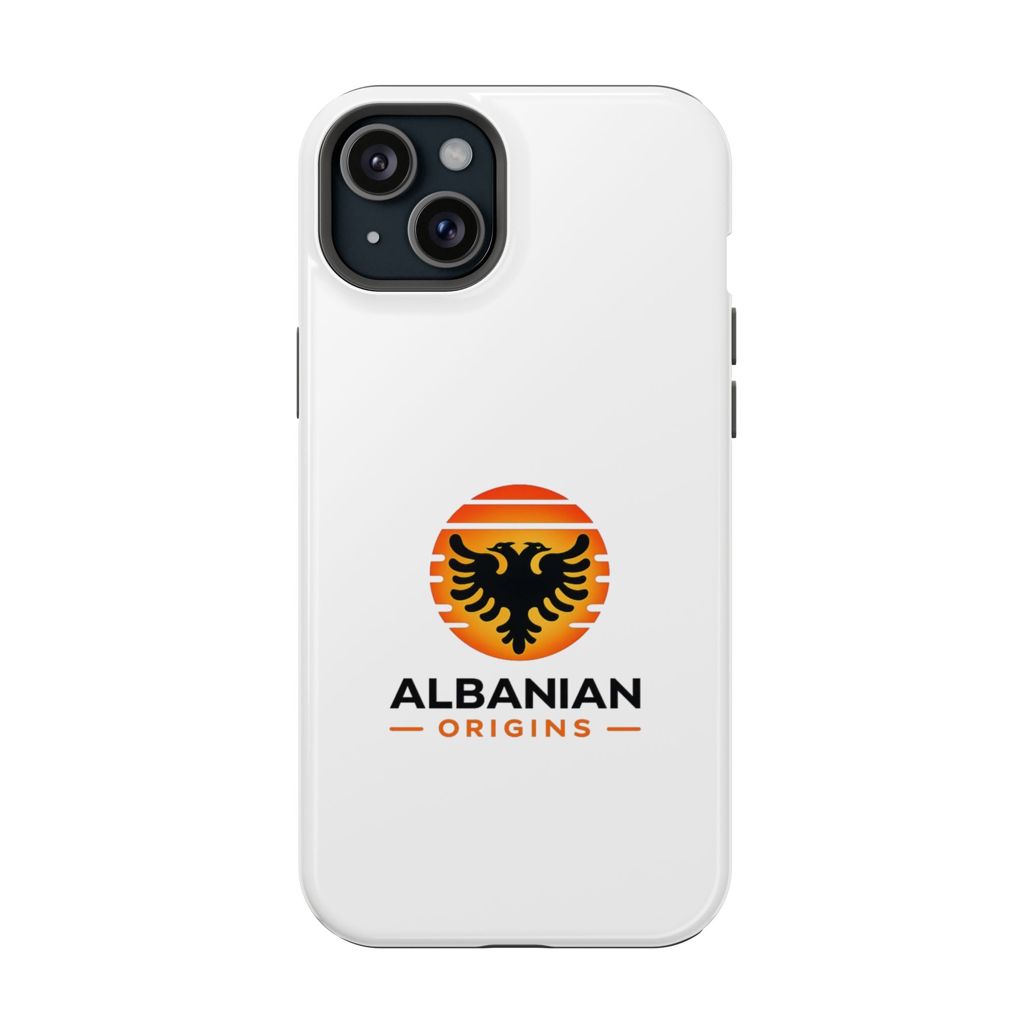 Magnetic Impact-Resistant Cases - Albanian Origins Sun Logo