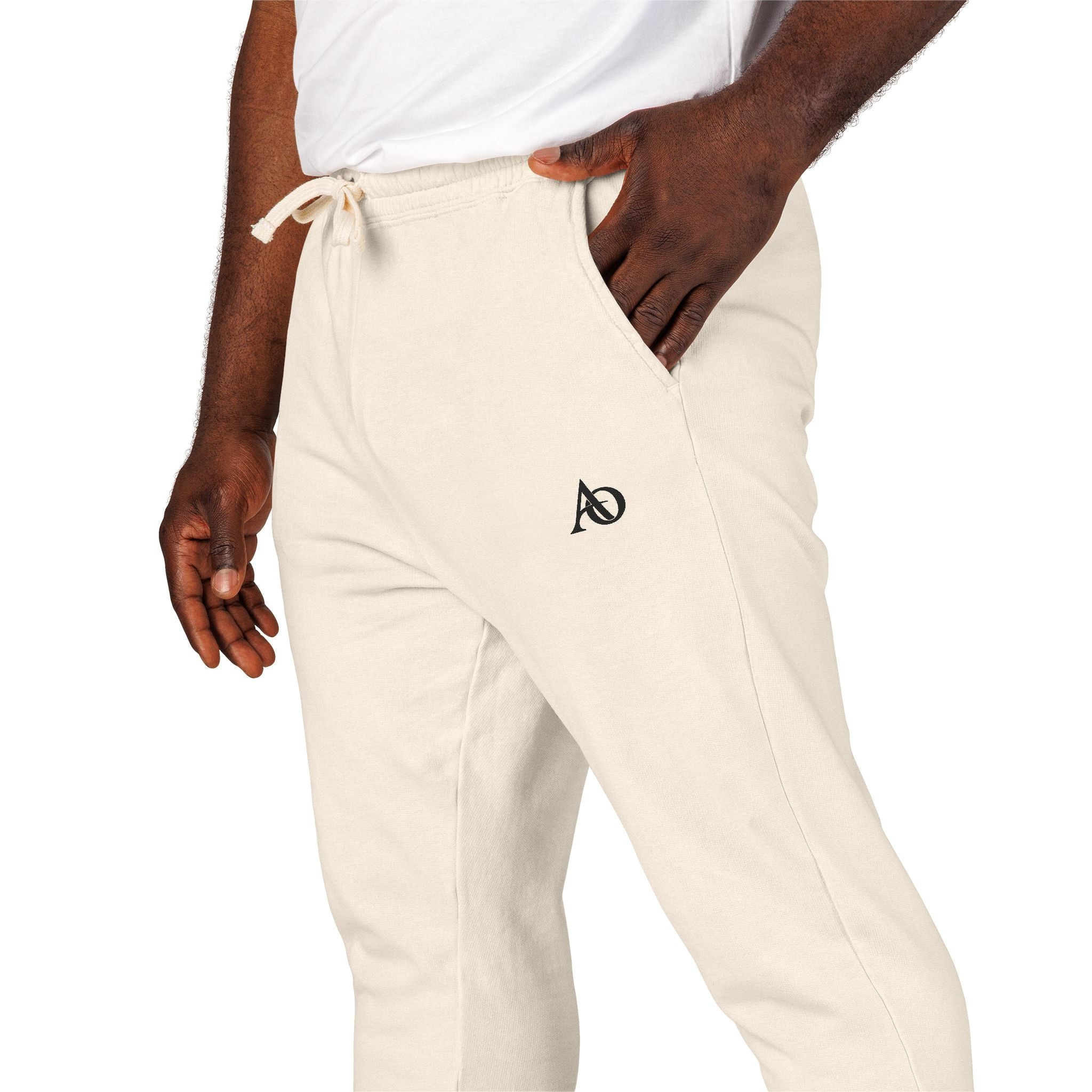 Unisex Garment-Dyed Fleece Sweatpants