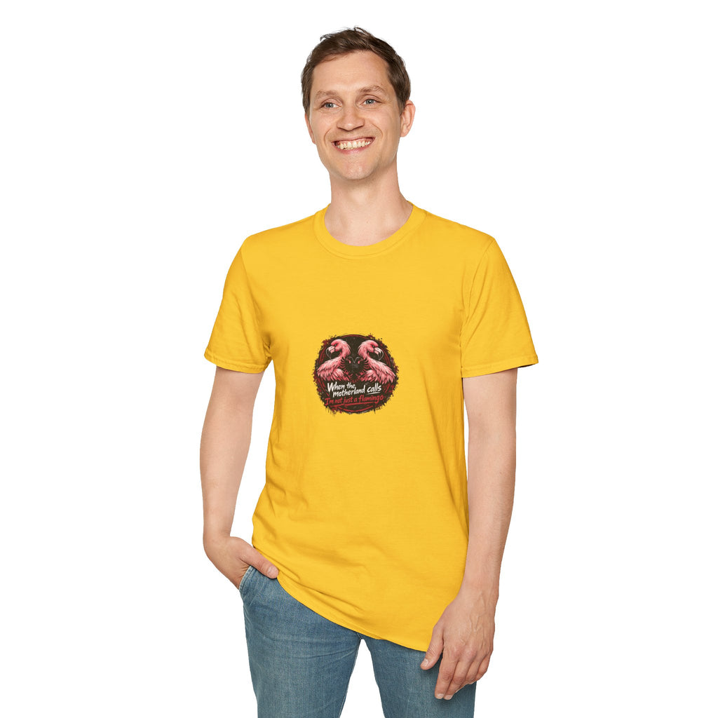 Unisex Softstyle T-Shirt - Motherland Calls - Albanian Origins