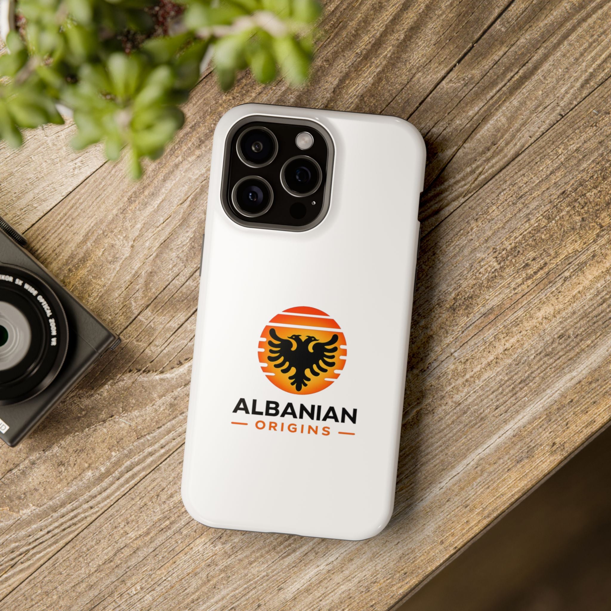 Magnetic Impact-Resistant Cases - Albanian Origins Sun Logo