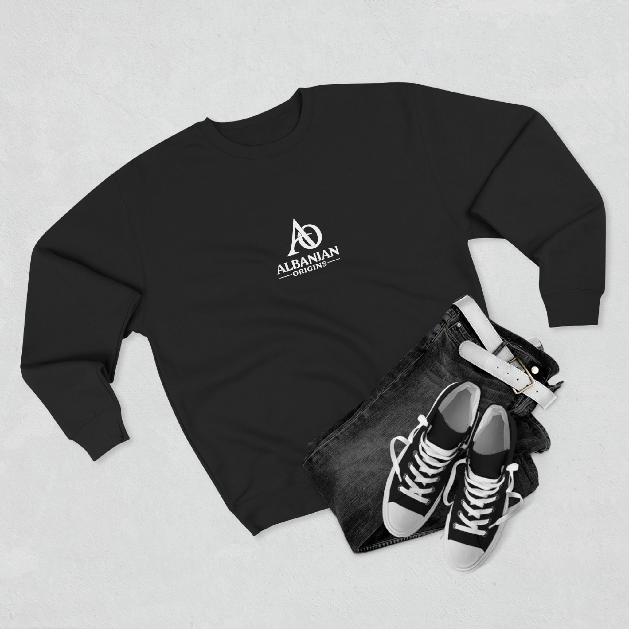 Unisex Crewneck Sweatshirt - Albanian Origins Logo