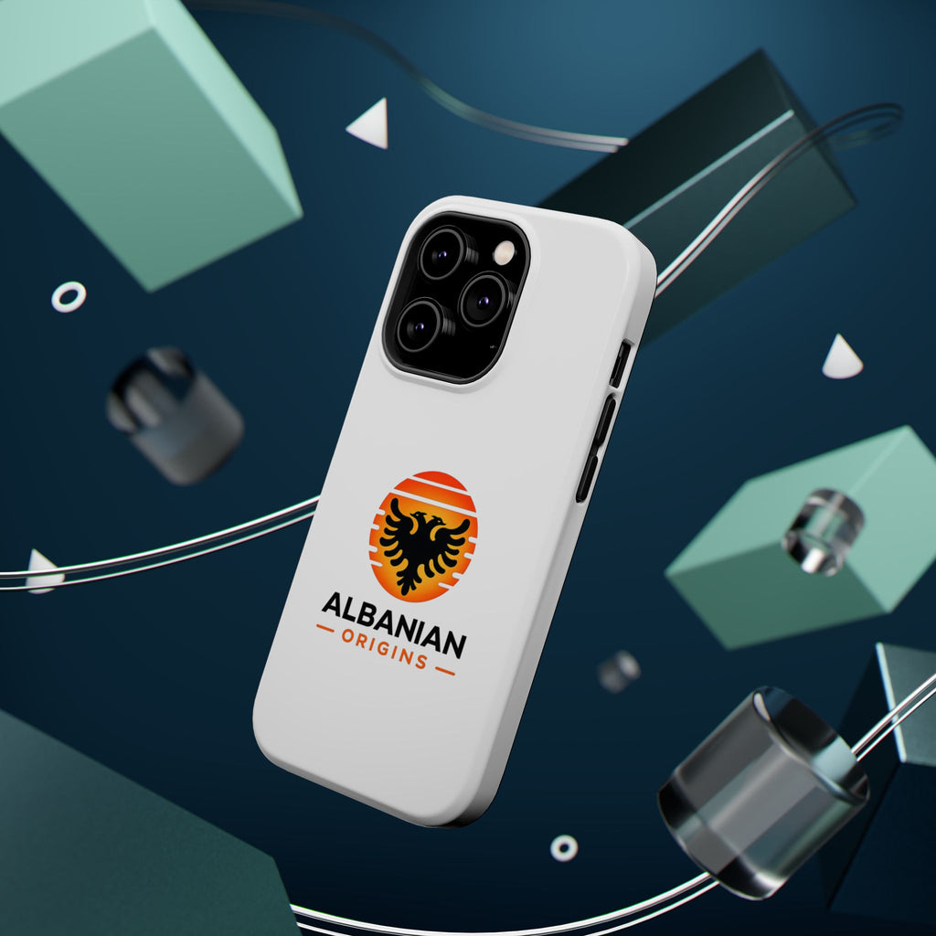 Magnetic Impact-Resistant Cases - Albanian Origins Sun Logo
