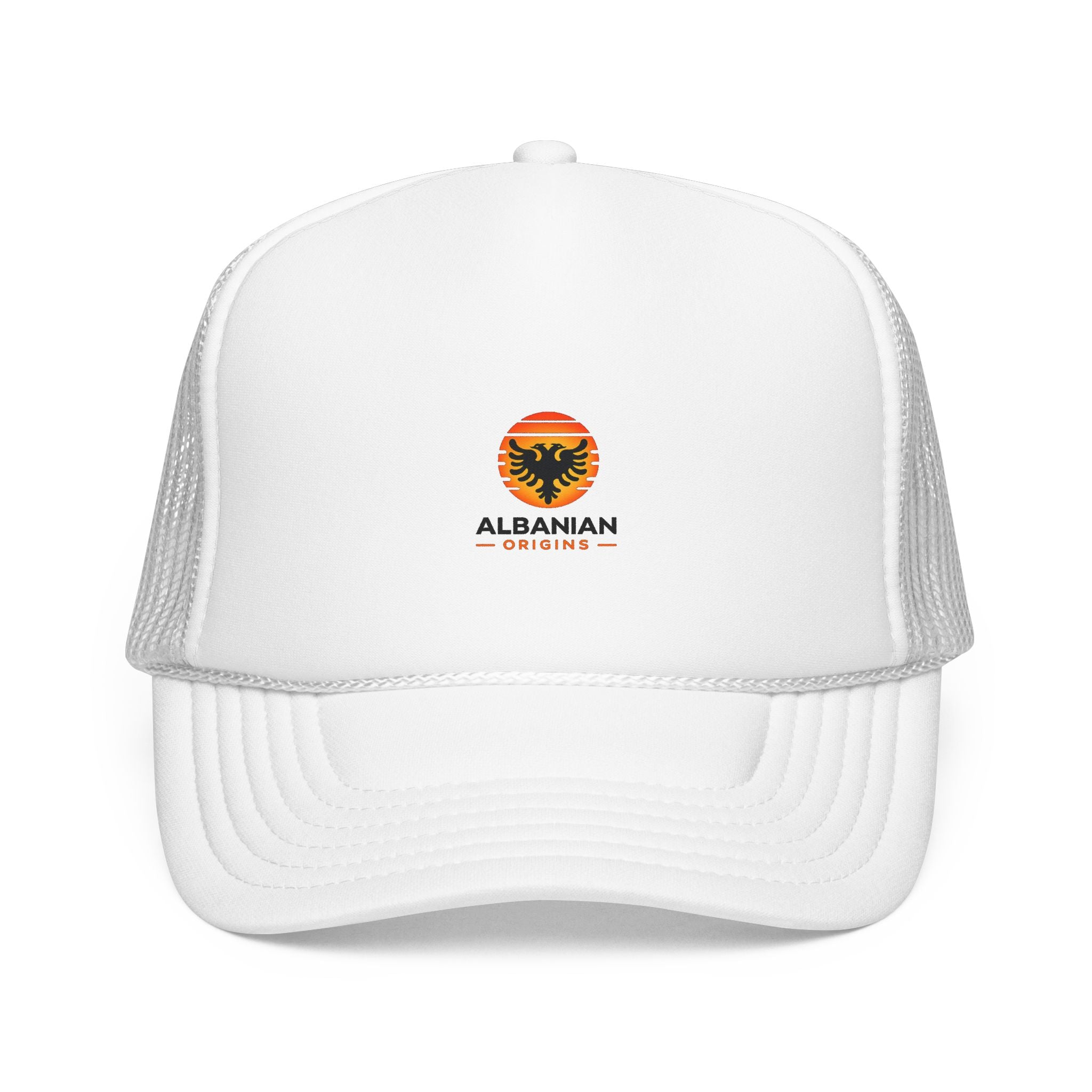 Foam Trucker Hat - Albanian Origins Sun Logo