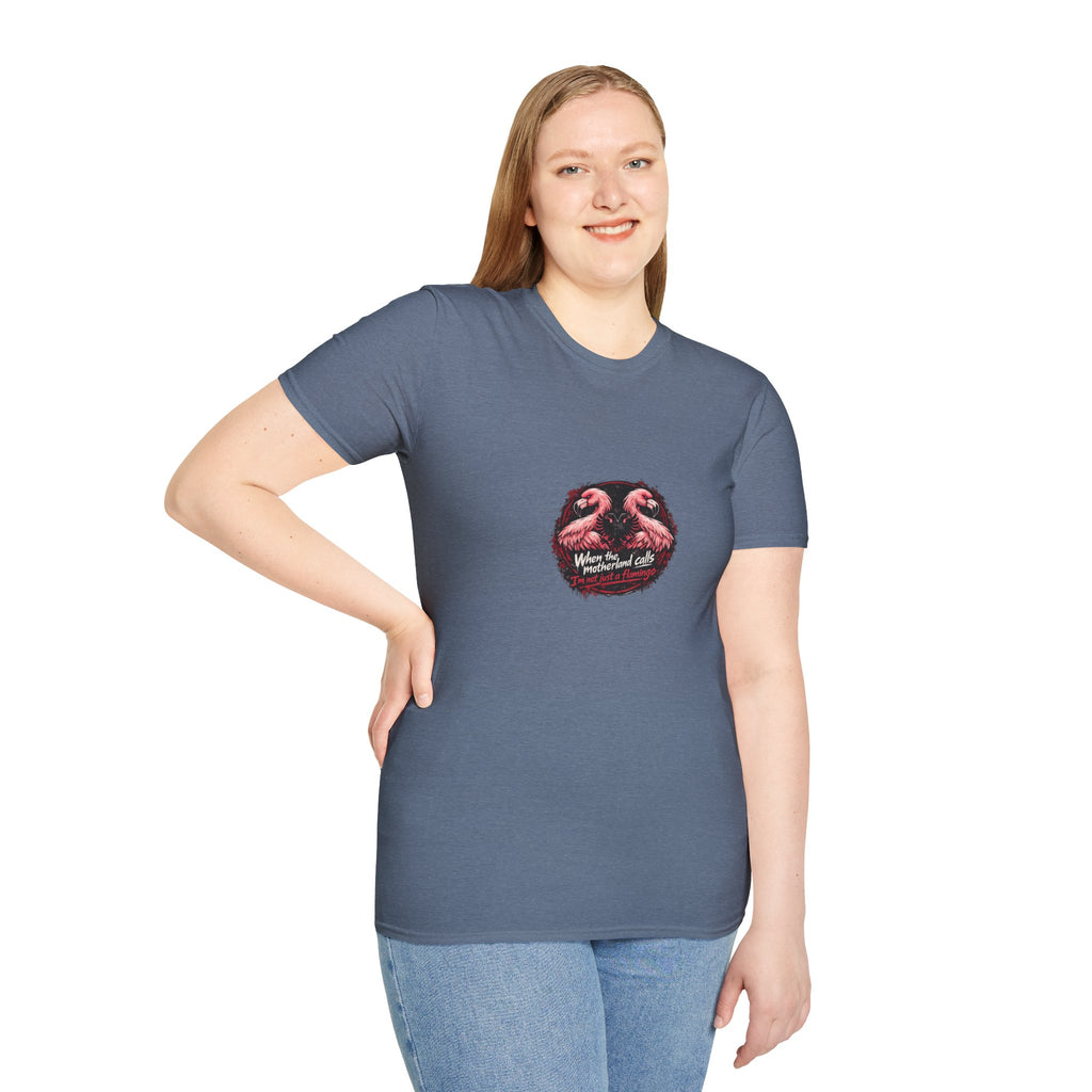 Unisex Softstyle T-Shirt - Motherland Calls - Albanian Origins