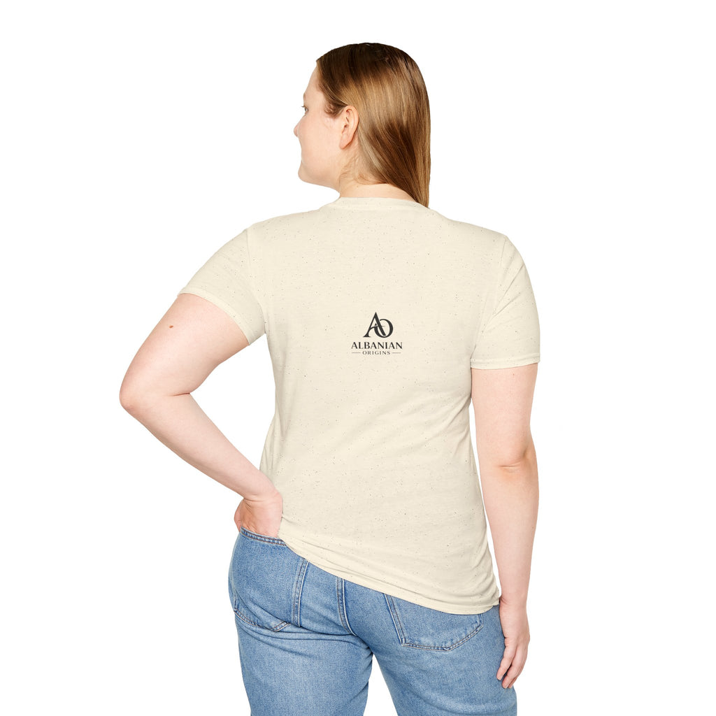 Unisex Softstyle T-Shirt - Albanians Against Corruption - Albanian Origins