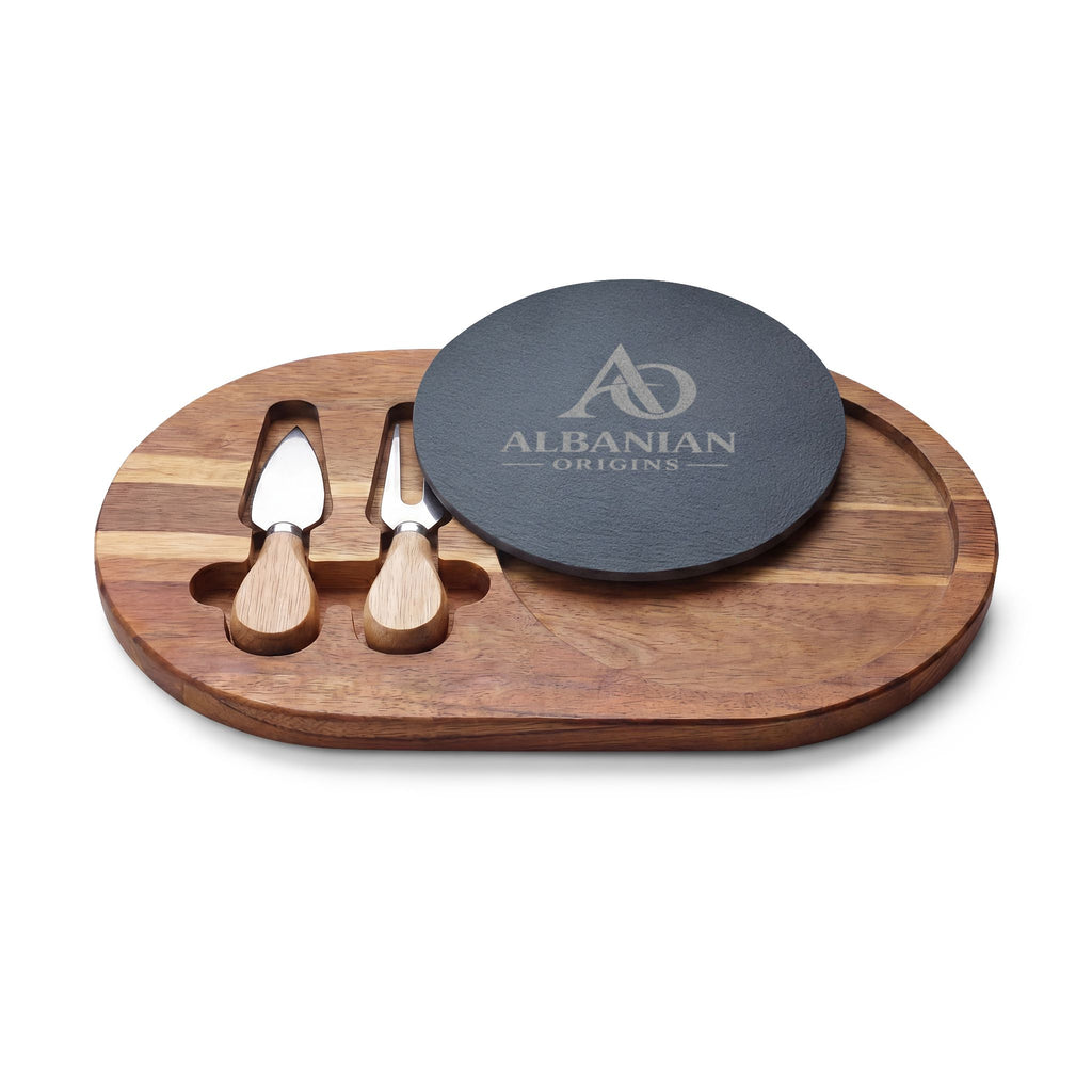 Charcuterie Board (Engraving) - Albanian Origins Logo