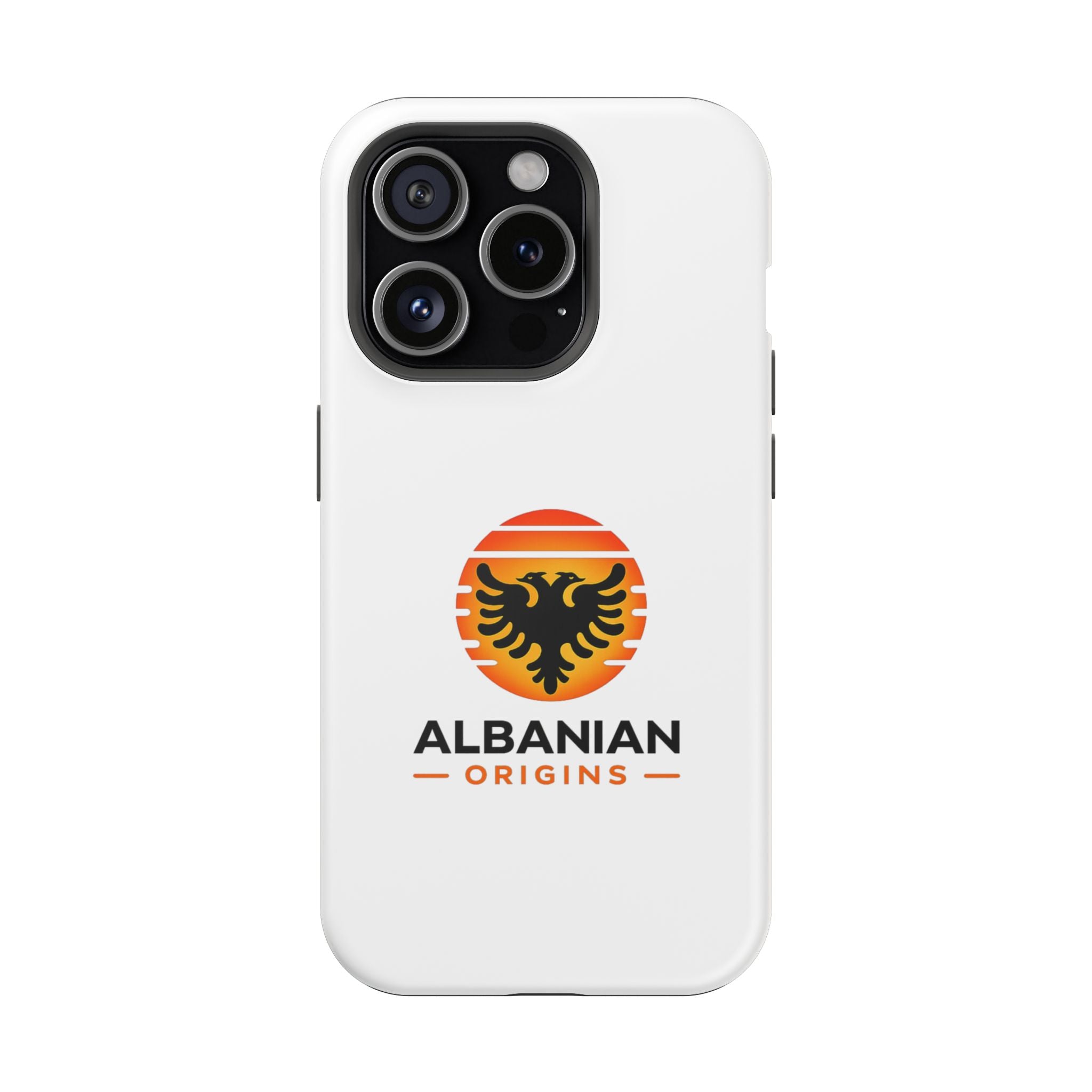 Magnetic Impact-Resistant Cases - Albanian Origins Sun Logo