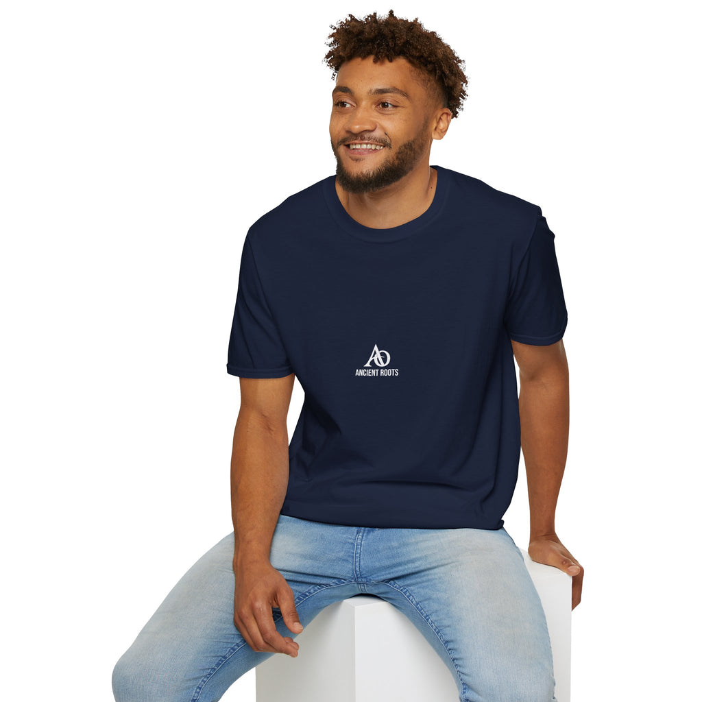 Unisex Softstyle T-Shirt - Albanian Origins - AO Logo - Ancient Roots