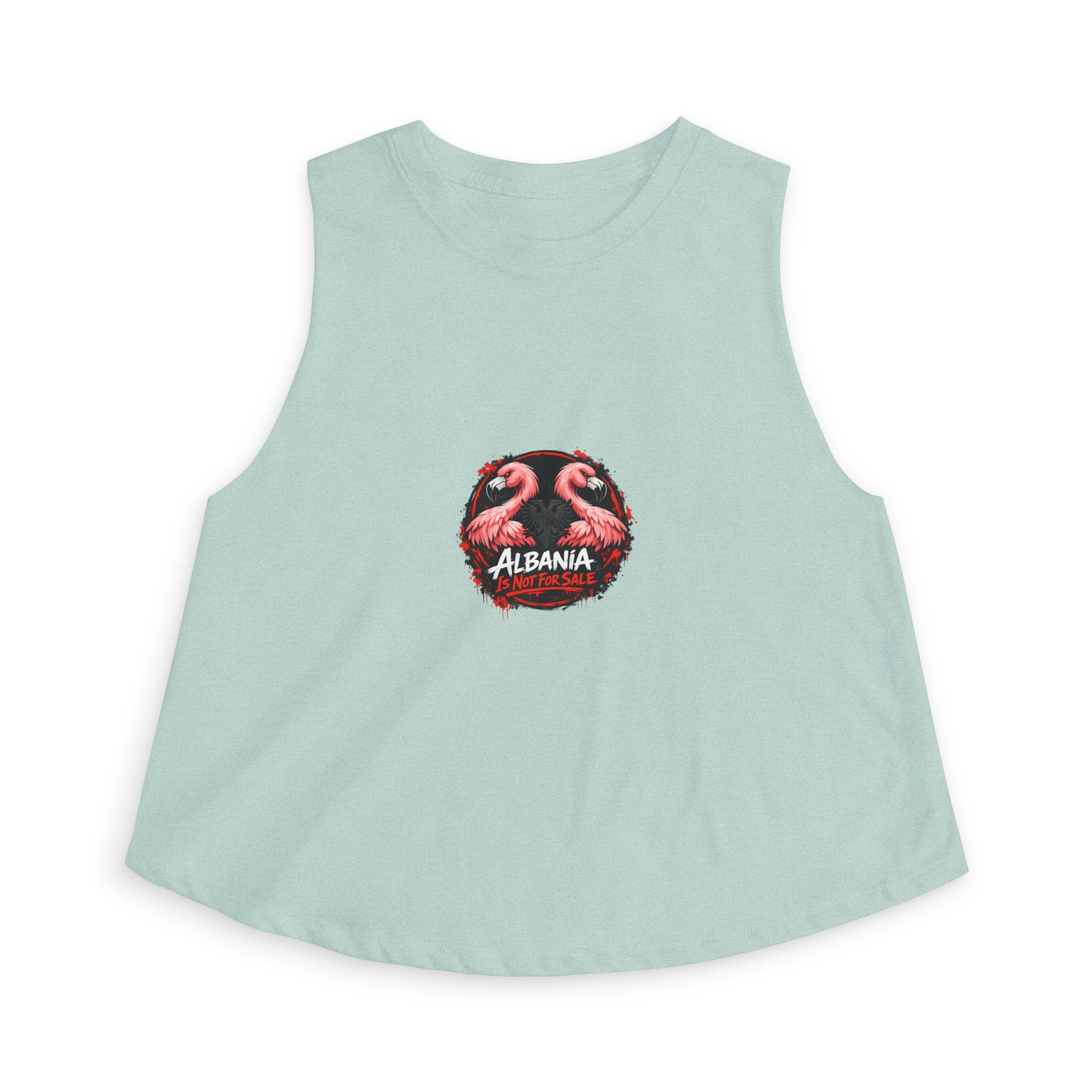 Women's Crop Top - Albania is not for Sale - Albanian Origins
