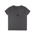 Ladies' V-Neck T-Shirt - AO Logo - Albanian Origins