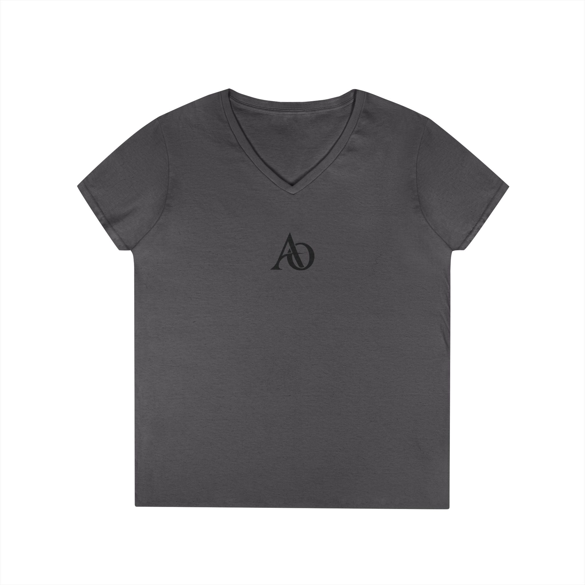 Ladies' V-Neck T-Shirt - AO Logo - Albanian Origins