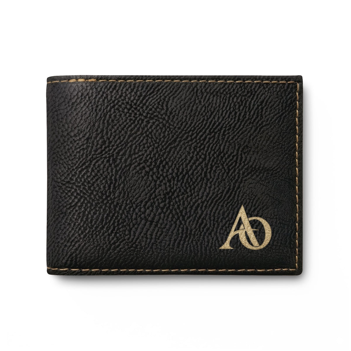 Bi-Fold Wallet with Flip - AO Logo