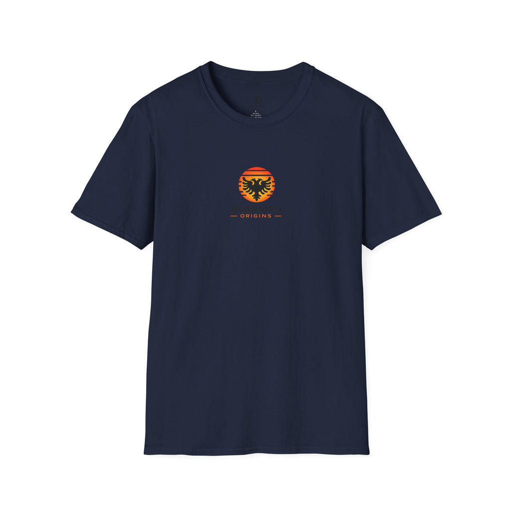 Unisex Softstyle T-Shirt - Albanian Origins Sun Logo