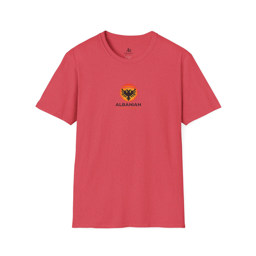 Unisex Softstyle T-Shirt - Albanian Origins Sun Logo