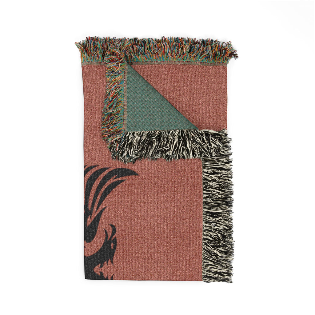 Woven Blanket - Tribal Eagle Design - Albanian Origins Logo