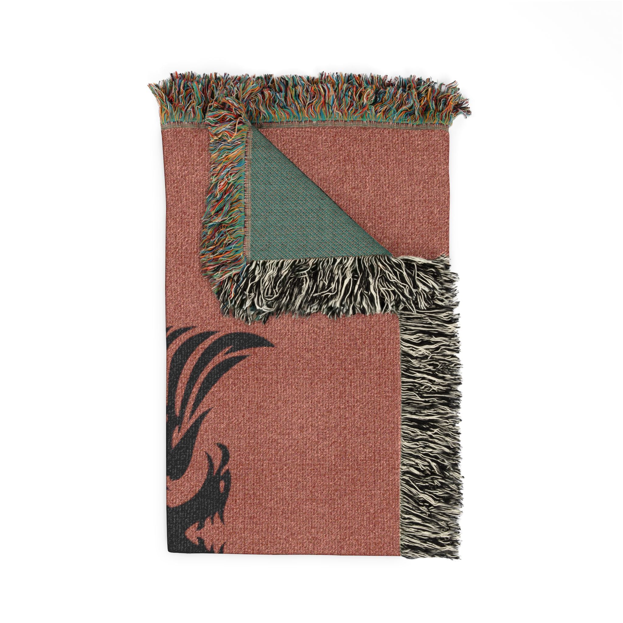 Woven Blanket - Tribal Eagle Design - Albanian Origins Logo