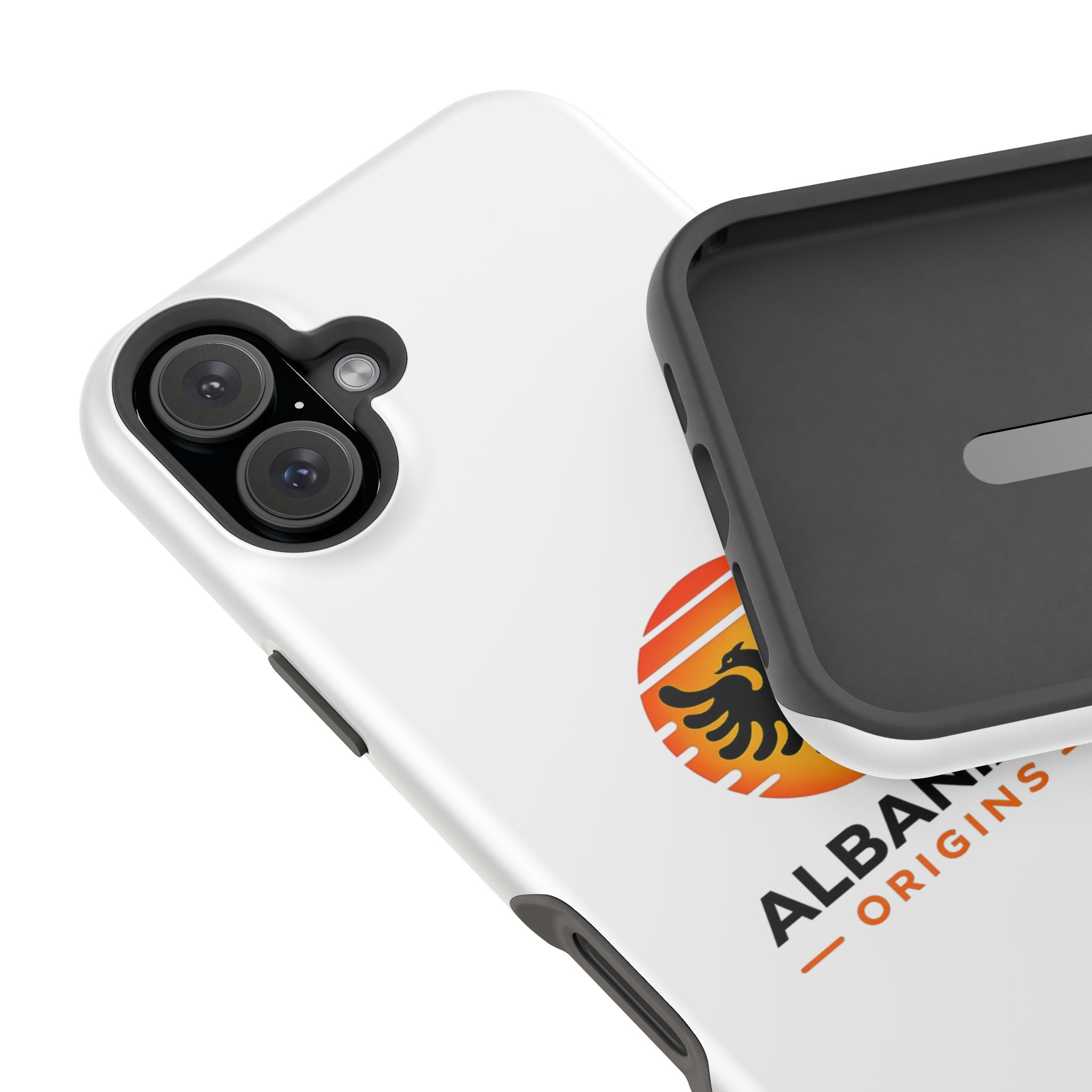 Magnetic Impact-Resistant Cases - Albanian Origins Sun Logo